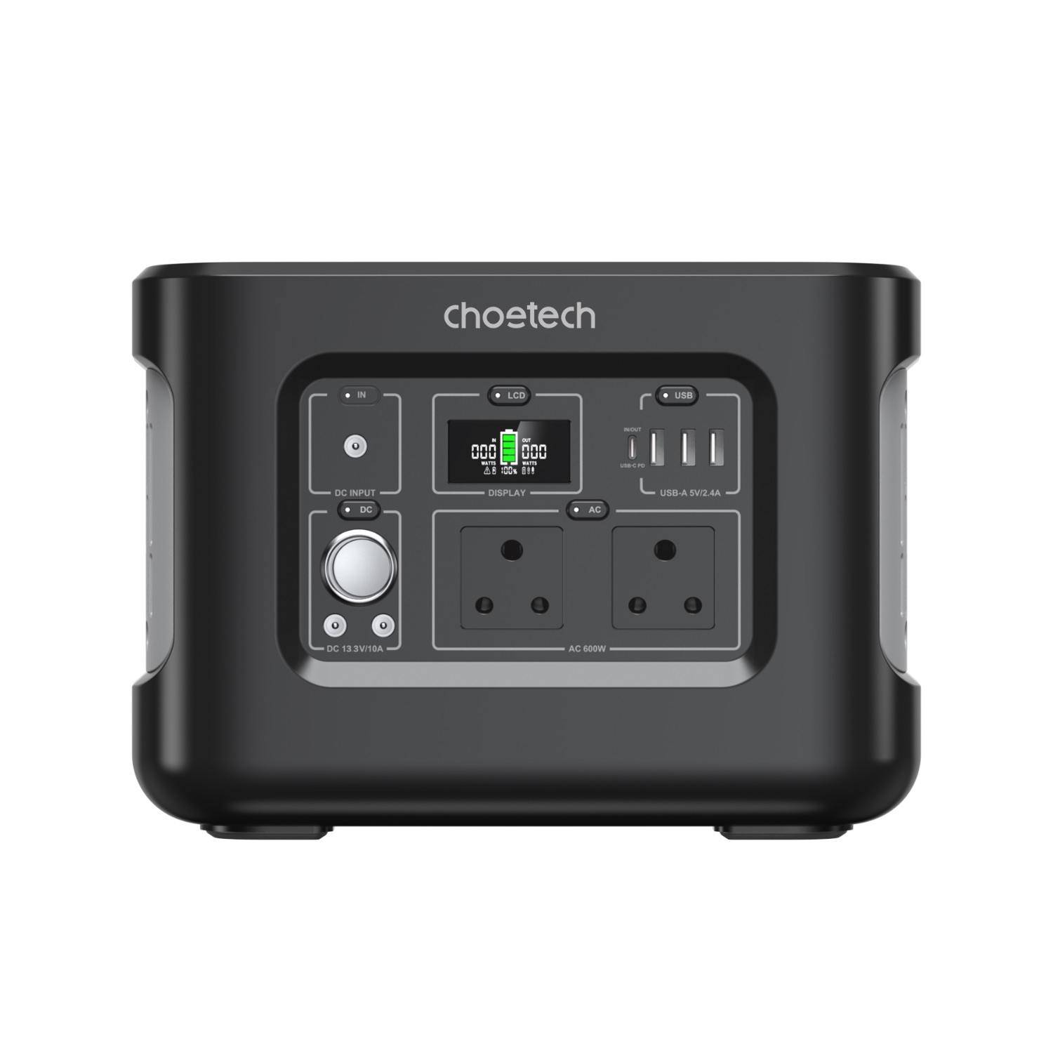 Choetech Portable Power Station 600W / 512Wh - Image 5