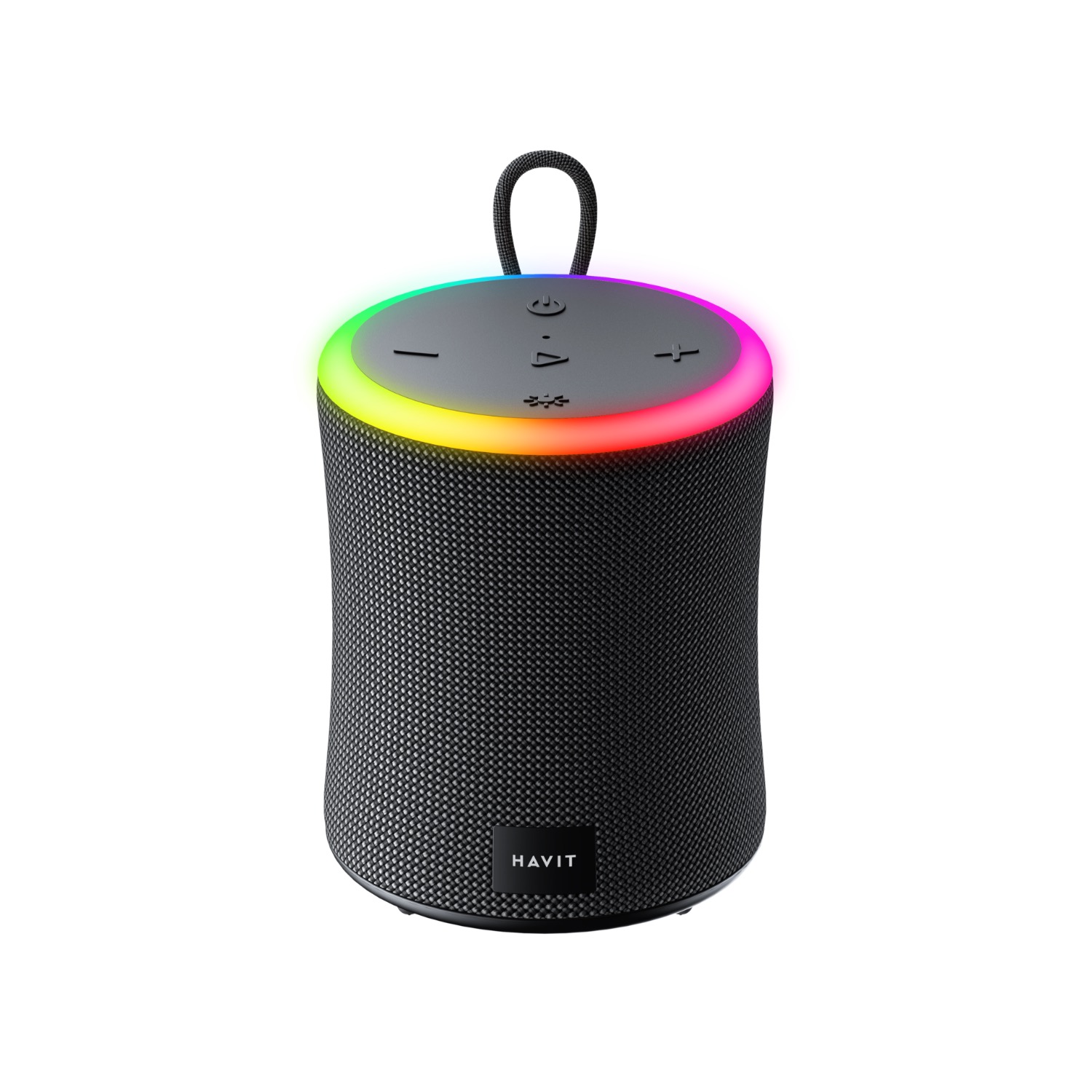 Havit Ring Light Wireless Speaker - Small - Black - Image 76