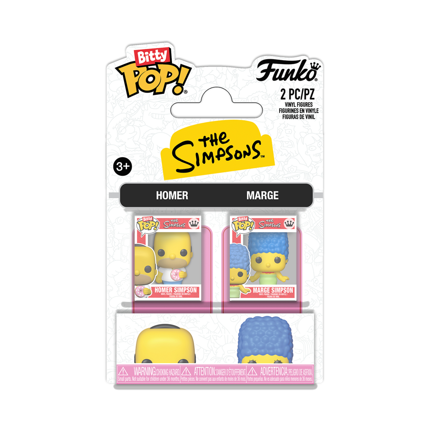 Funko Bitty Pop!: Homer & Marge Simpson 2-Pack - Image 5