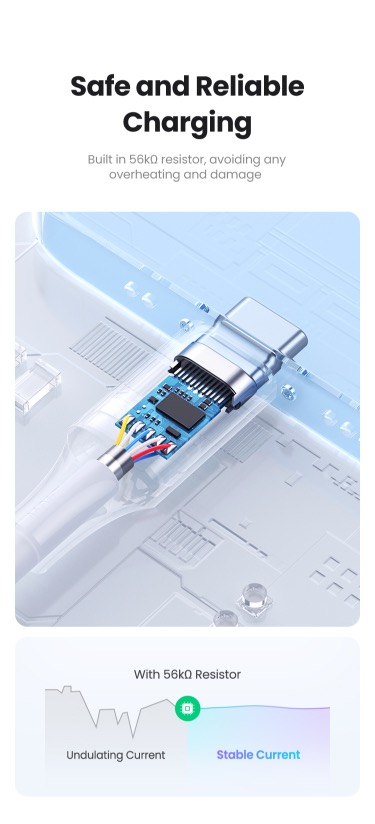 UGREEN USB To Type-C Cable 1 Metre - White - Image 11