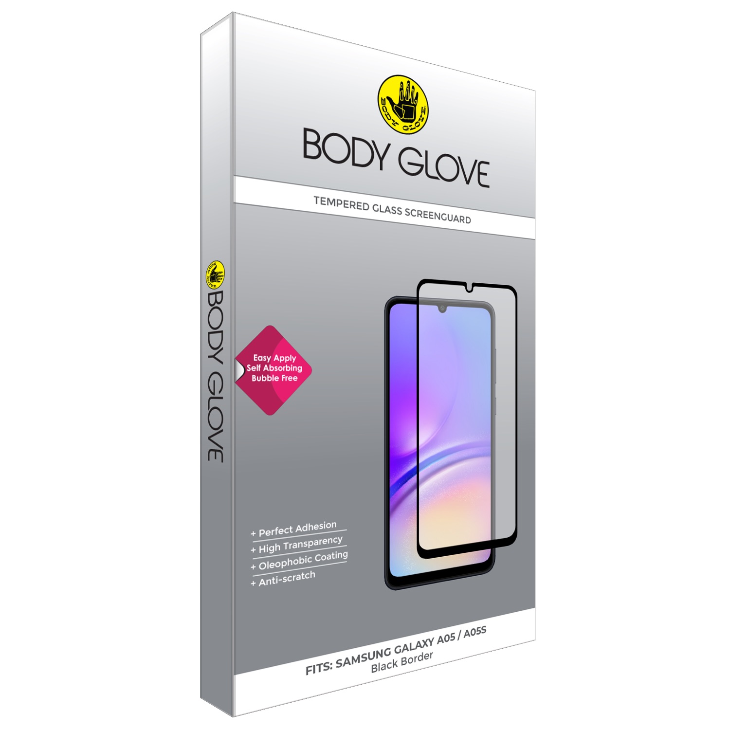 Body Glove Tempered Glass Screen Protector - Samsung Galaxy A07/A06/A05s/A05 - Image 124