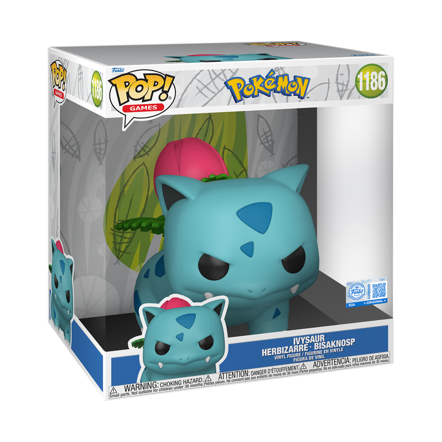 Funko Pop! Games: Pokemon - Ivysaur Herbizzare-Bisaknosp (Special Edition) - Image 3