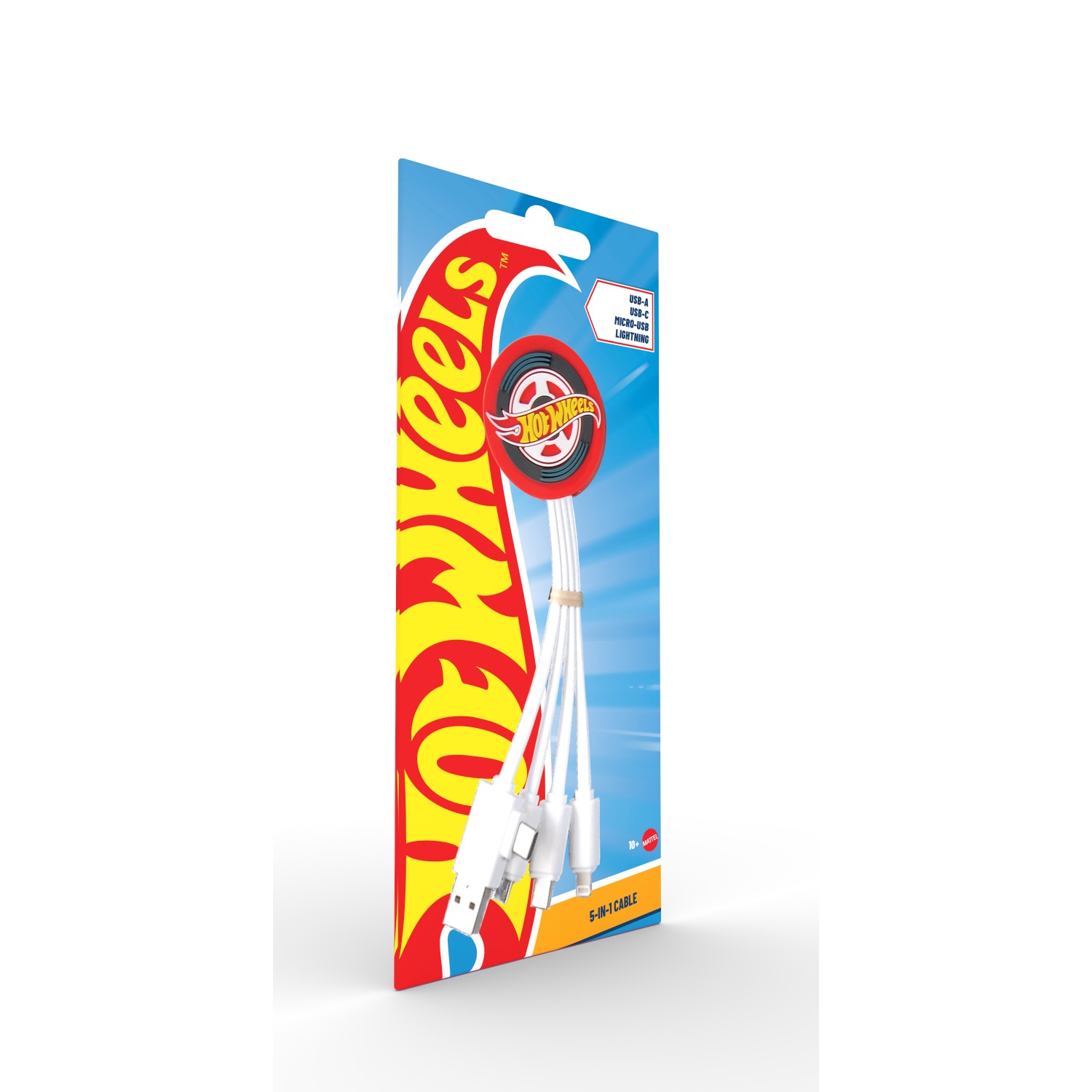 Hot Wheels 5-In1 Cable - White - Image 97