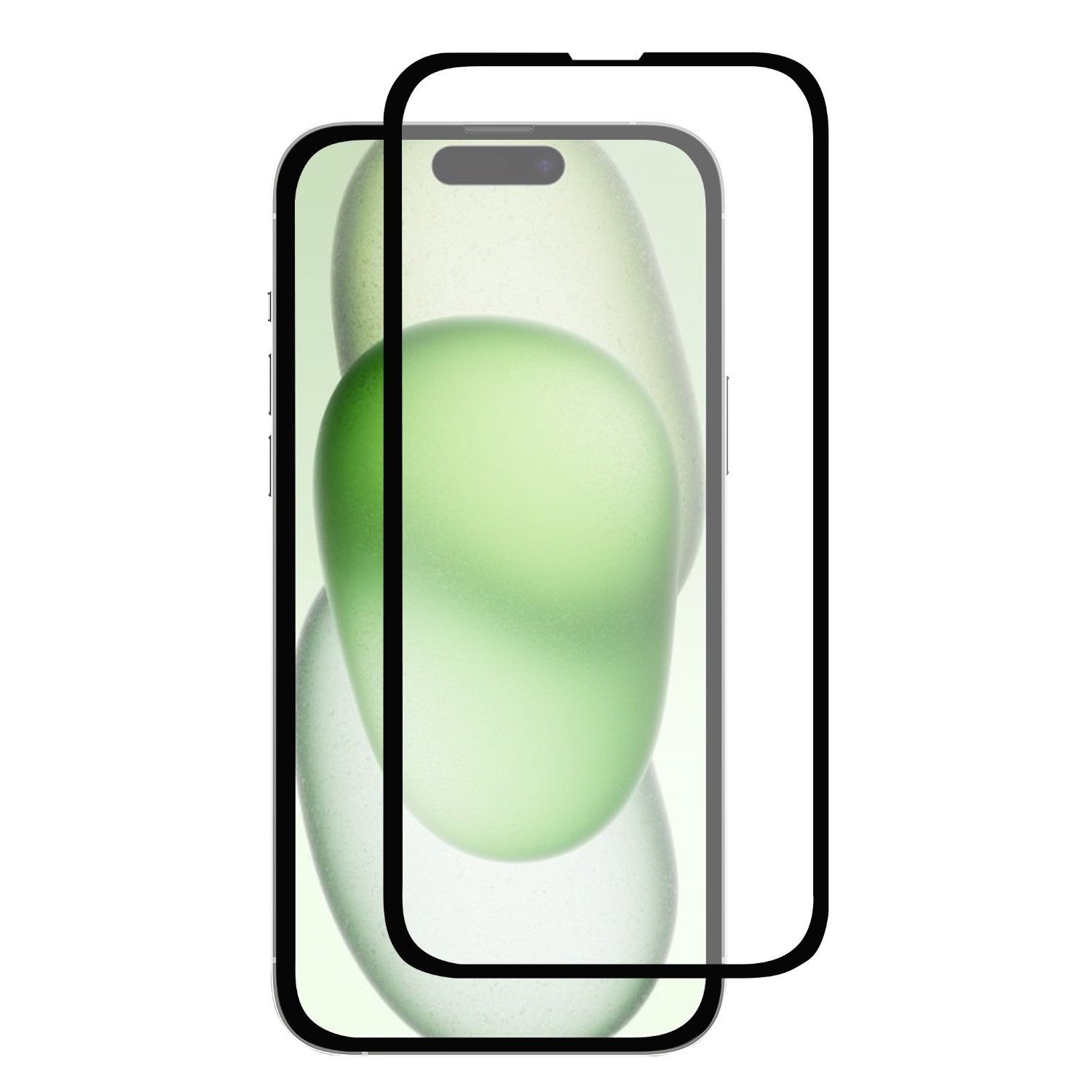 Body Glove Tempered Glass Screen Protector - Apple iPhone 16 Plus / iPhone 15 Plus - Black Border - Image 62