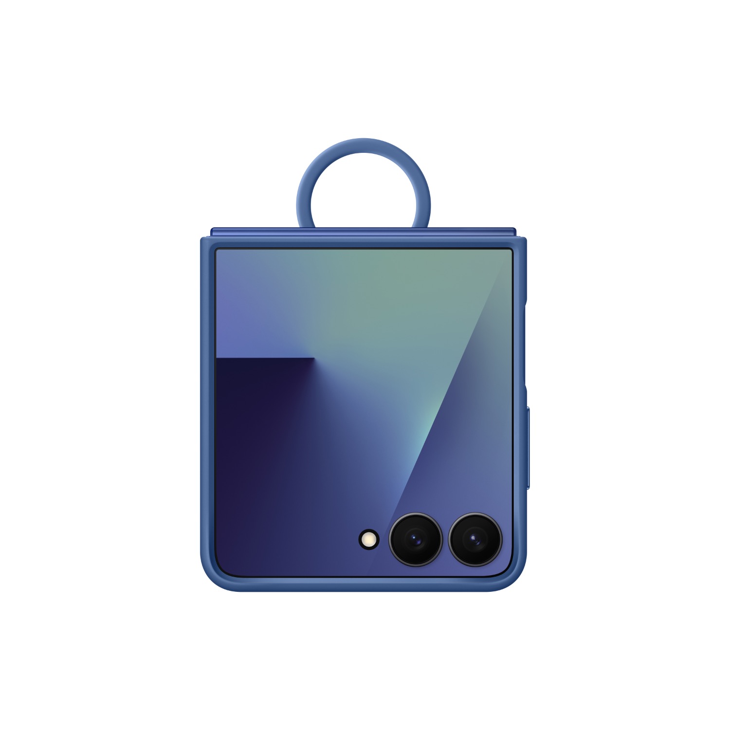 Samsung Silicone Cover With Ring - Samsung Galaxy Z Flip7 - Blue - Image 107