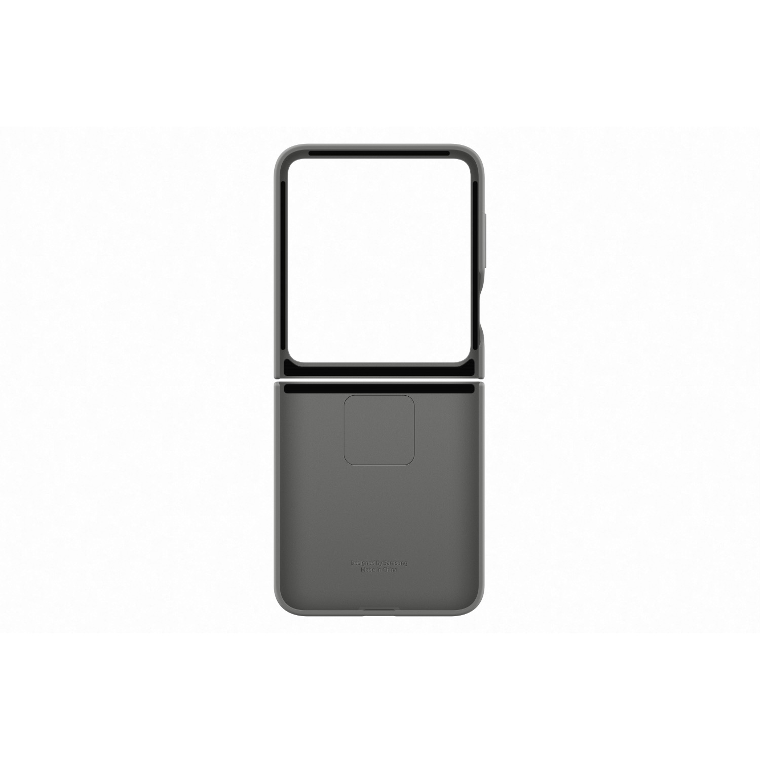 Samsung Silicone Cover With Ring - Samsung Galaxy Z Flip6 - Gray - Image 48