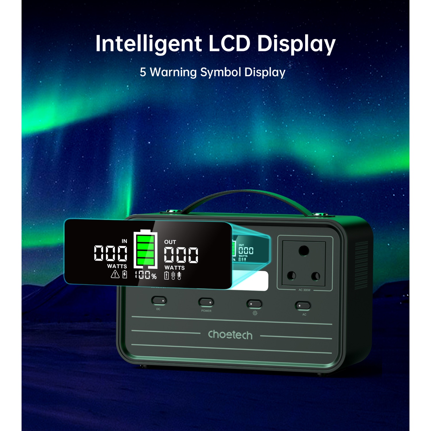 Choetech Portable Power Station 300W / 230Wh - Image 11