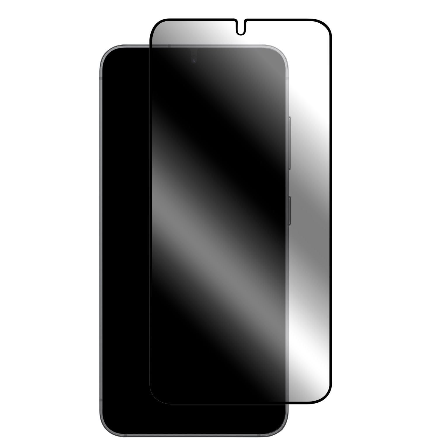 Body Glove Tempered Glass Screen Protector - Samsung Galaxy S24 - Black Border - Image 55