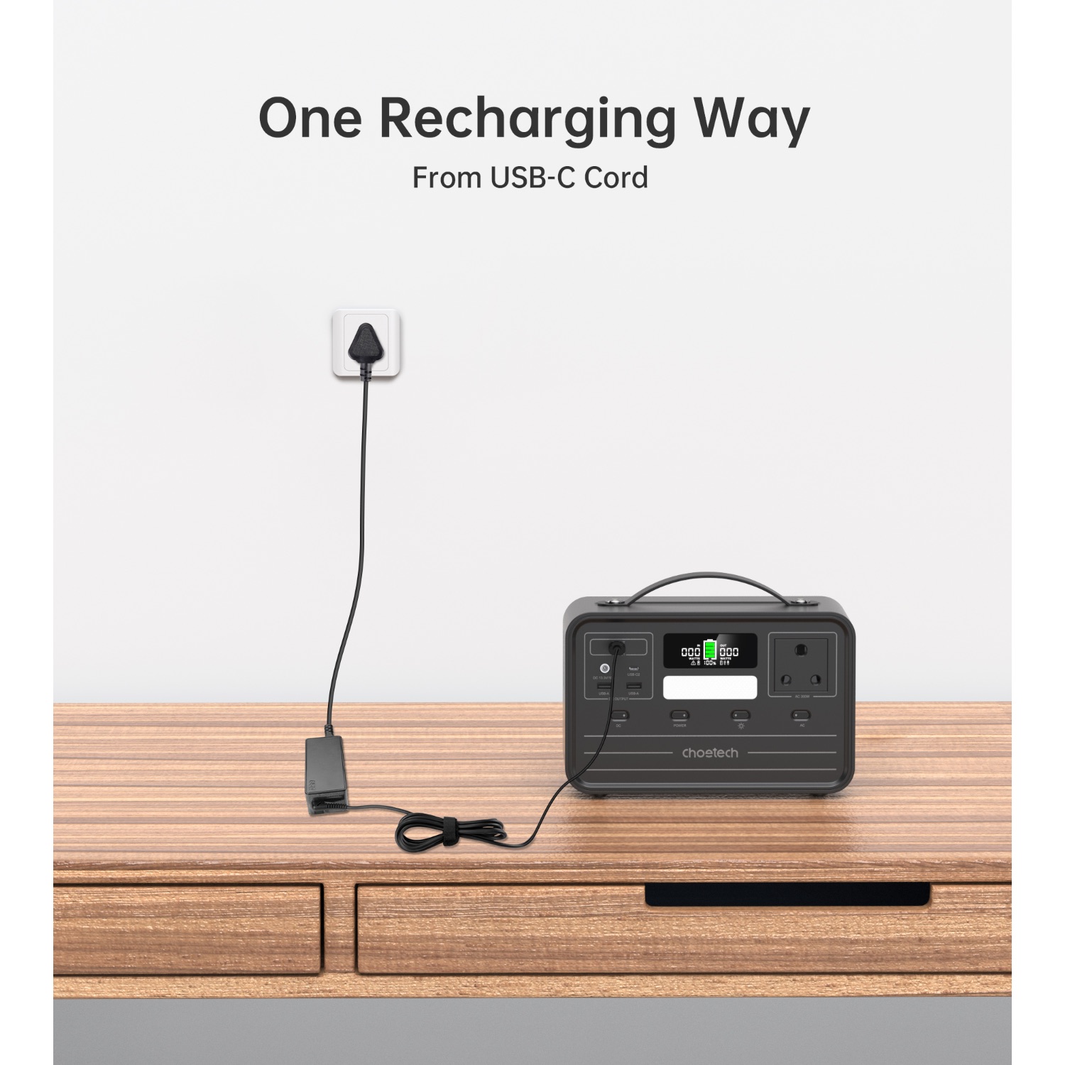 Choetech Portable Power Station 300W / 230Wh - Image 9