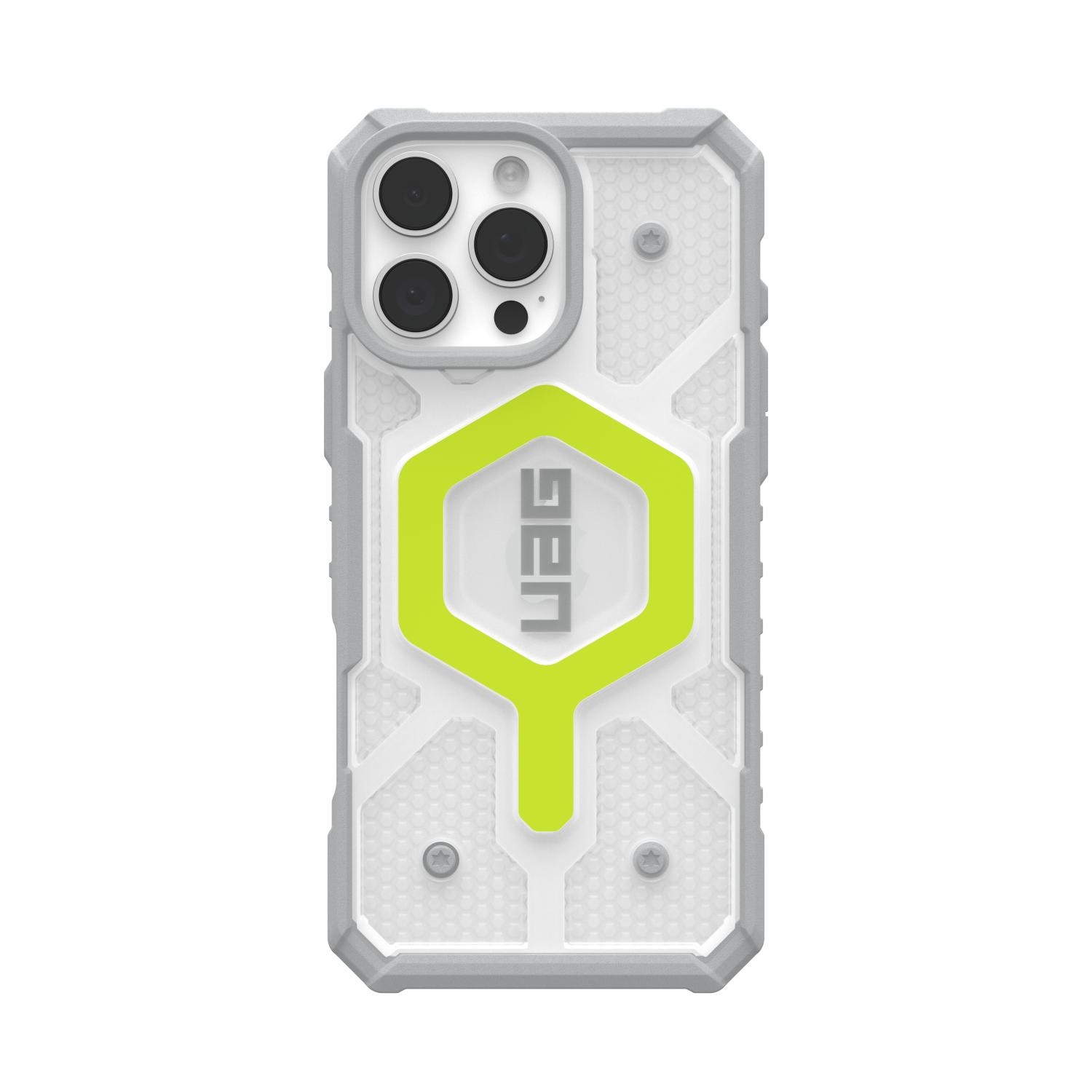 UAG Pathfinder Clear Magsafe Case - Apple iPhone 16 Pro Max - Neon - Image 51