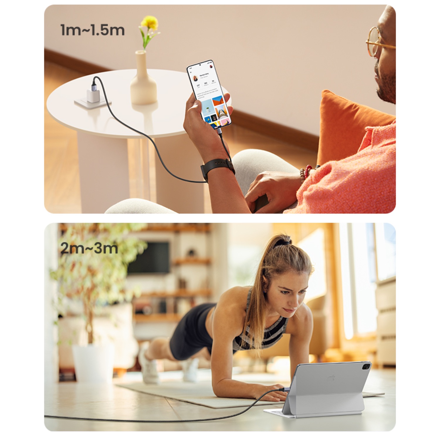 UGREEN USB To Type-C Braided Cable - 1 Meter - Image 24
