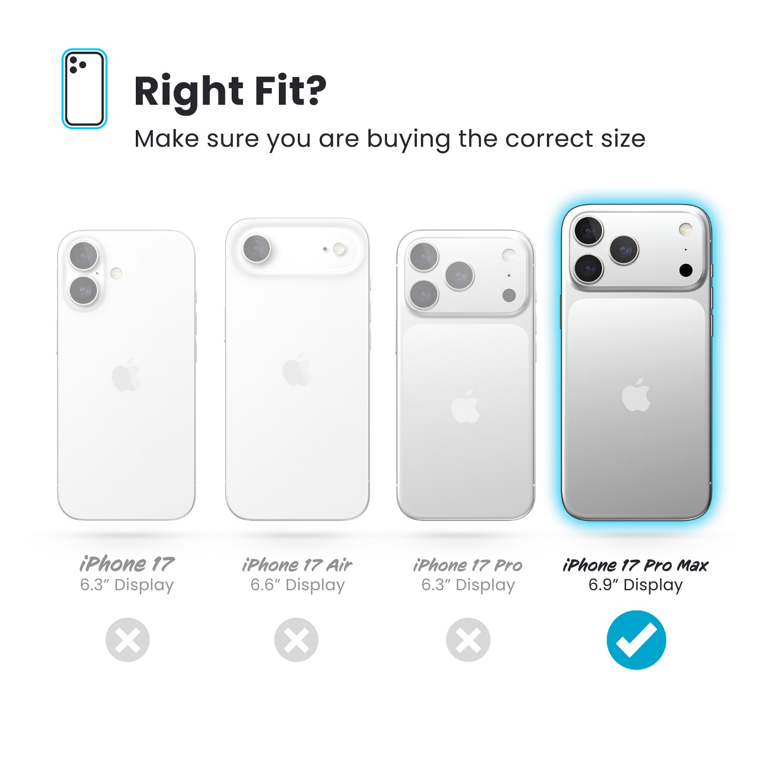 Speck Presidio Perfect Clear MagSafe Case - Apple iPhone 17 Pro Max - Clear - Image 88