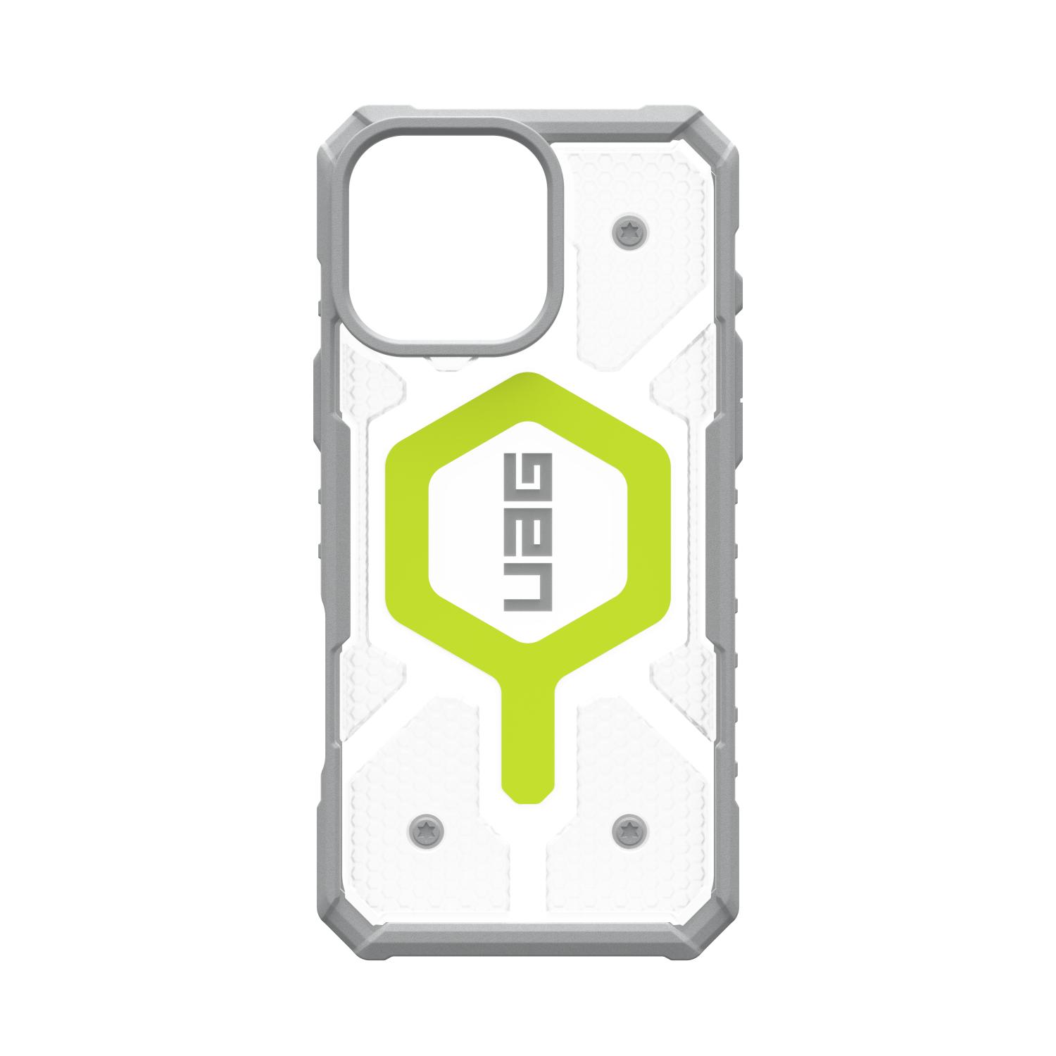 UAG Pathfinder Clear Magsafe Case - Apple iPhone 16 Pro Max - Neon - Image 43