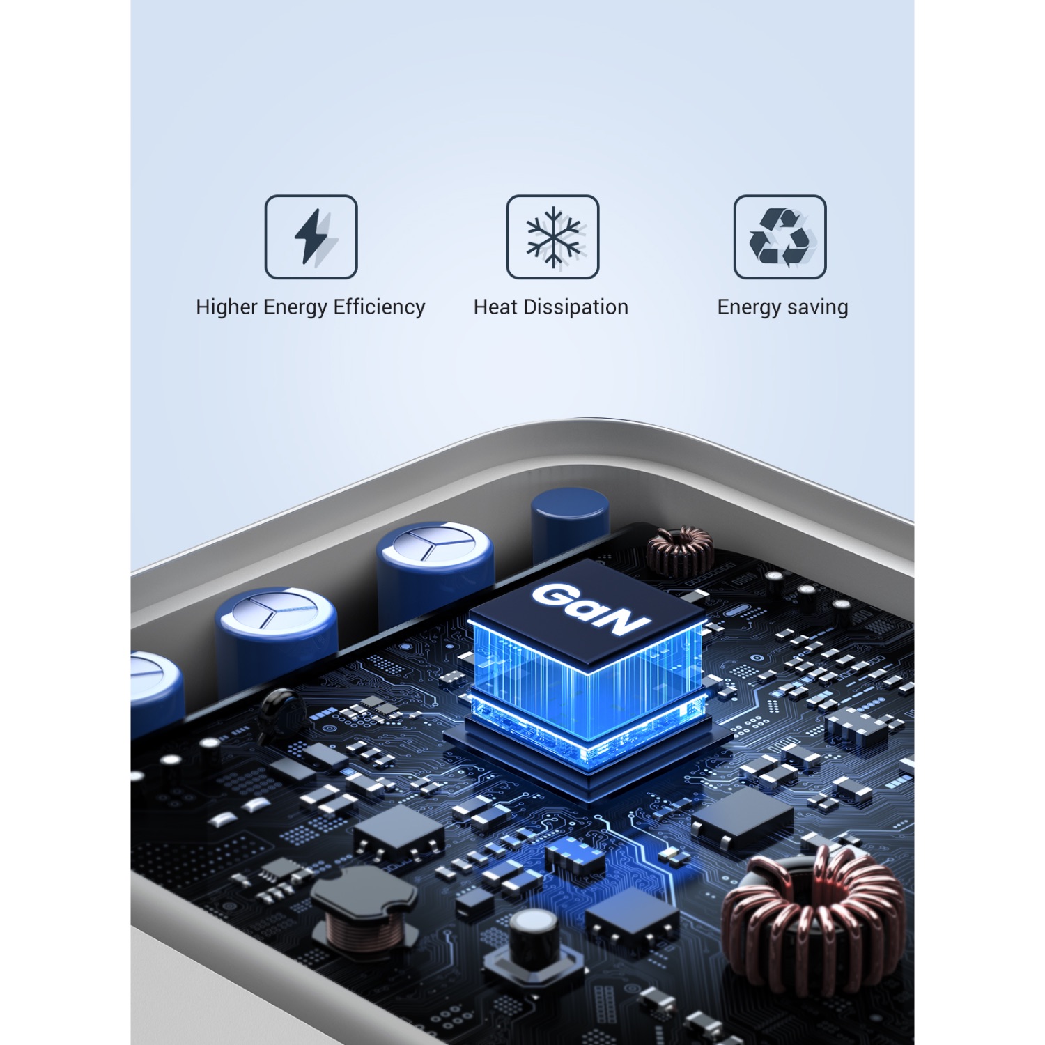 UGREEN 3 Port GaN PD Home Charger - 65W - Image 68
