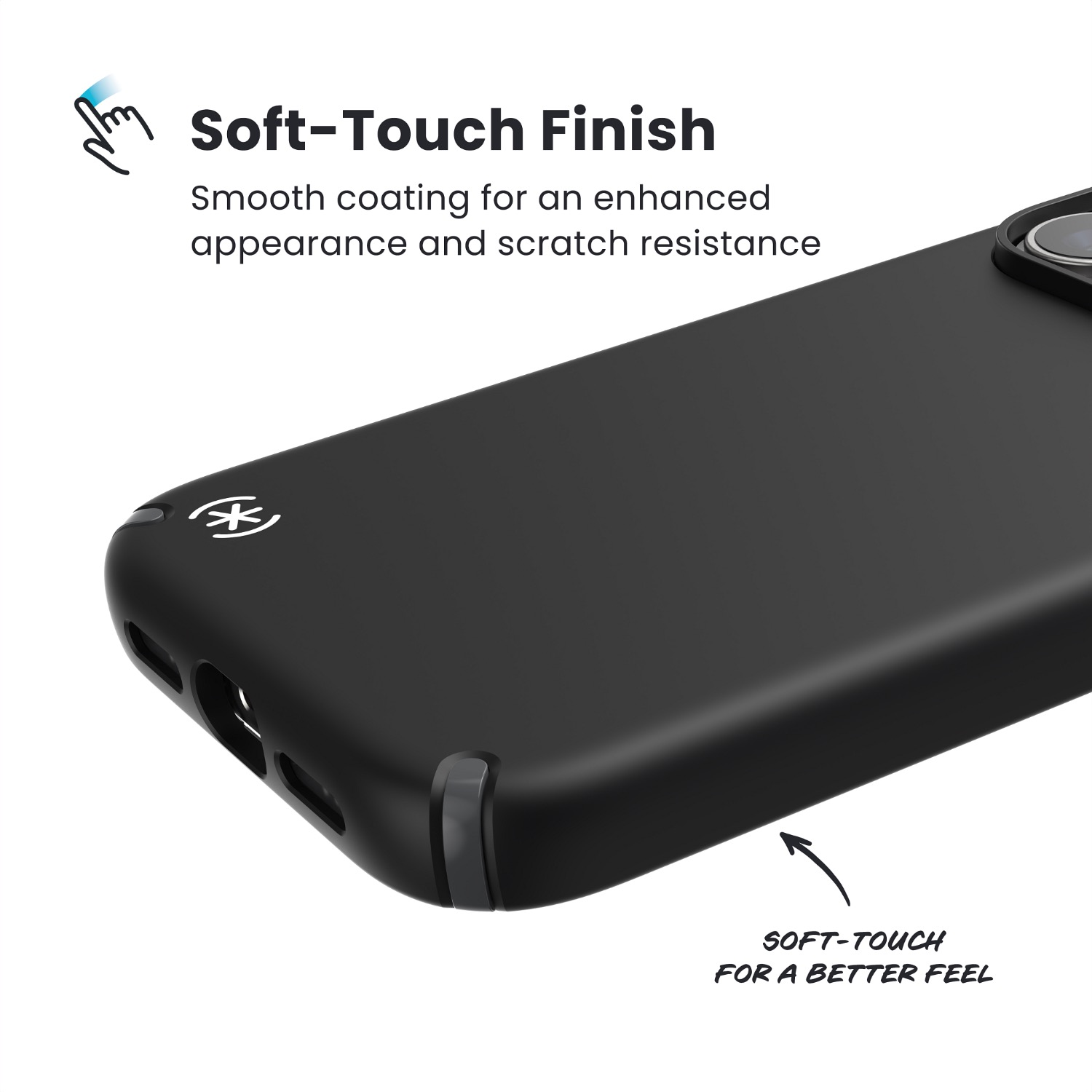 Speck Presidio2 Pro MagSafe Case - Apple iPhone 17 Pro - Black & Slate Grey - Image 88