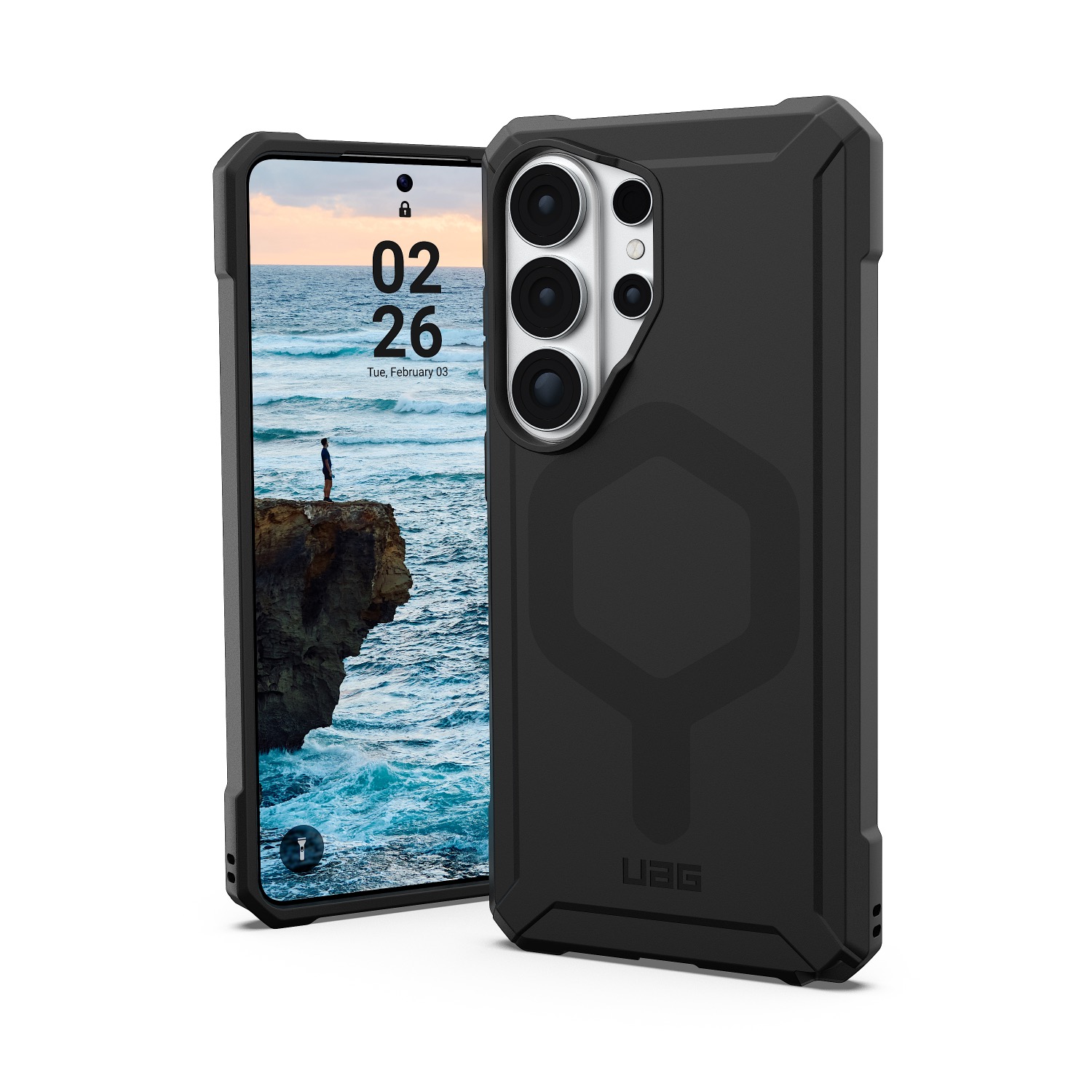 UAG Essential Armor Magnetic Case - Samsung Galaxy S26 Ultra - Black - Image 62
