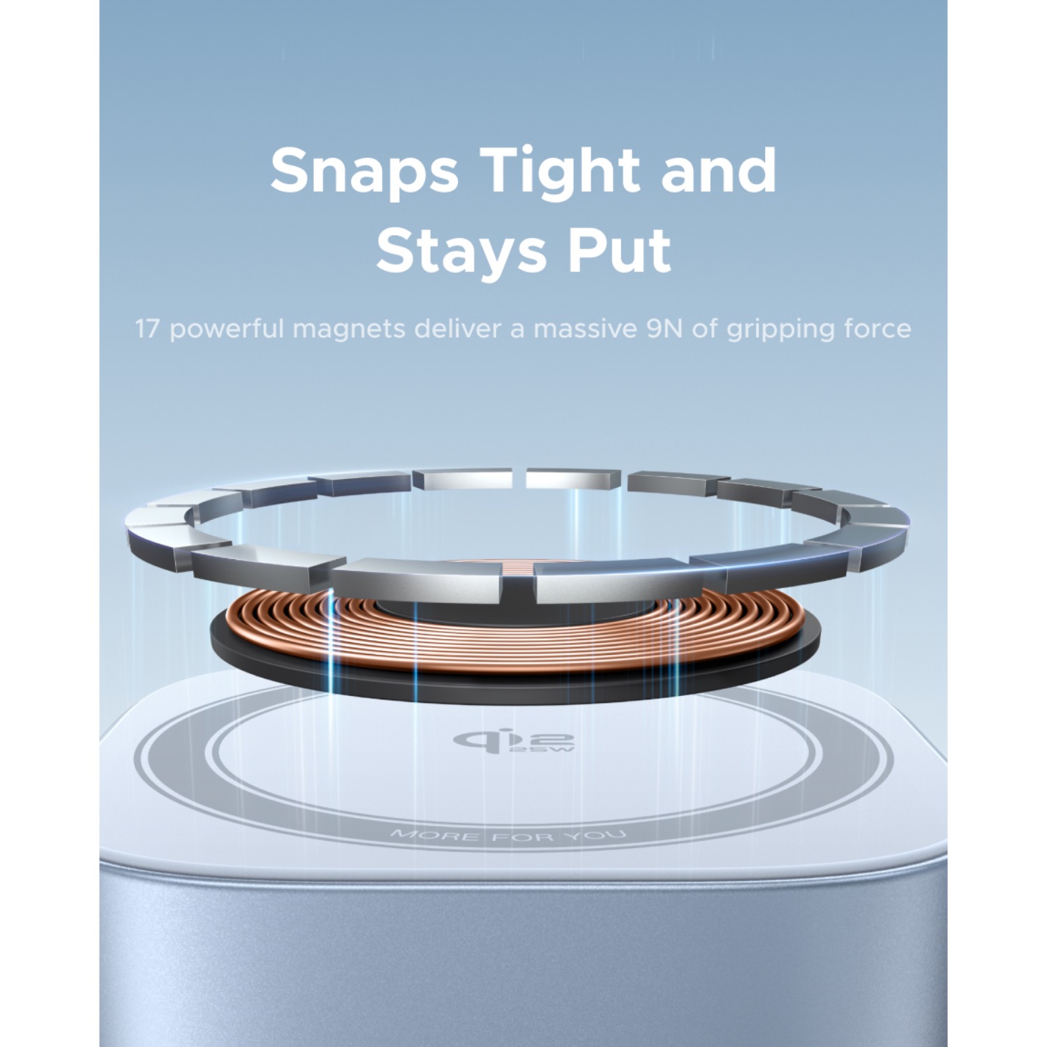 UGREEN 2-In-1 Magnetic Wireless Charger 25W - Silver - Image 47
