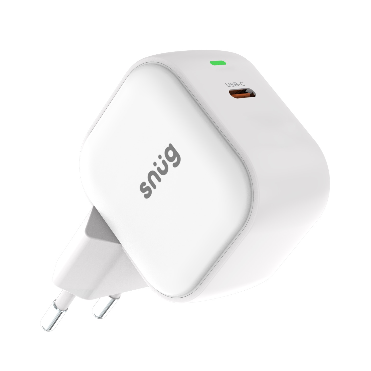 Snug 1 Port PD Wall Charger 25W - White - Image 2