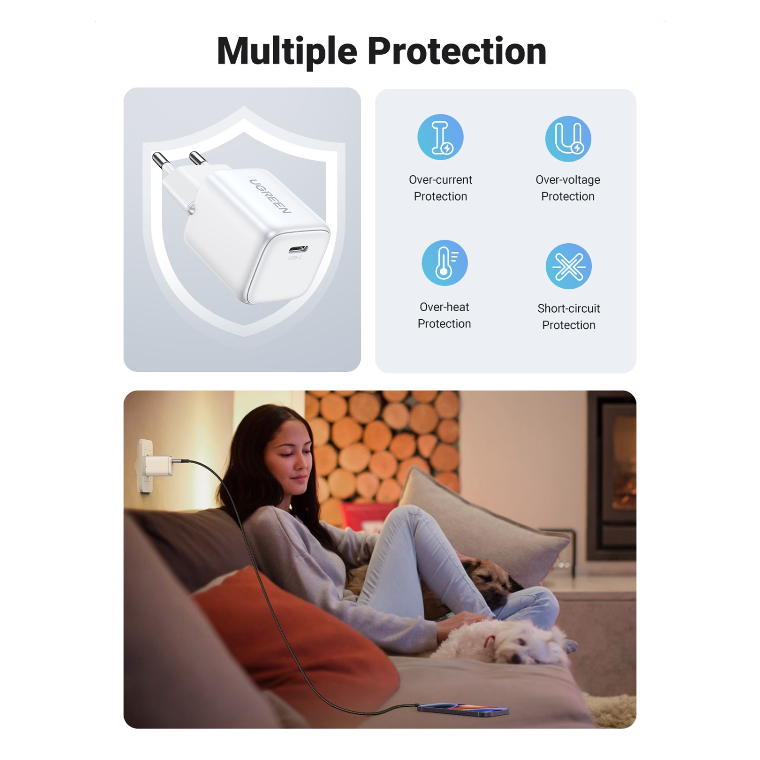 UGREEN 1 Port GaN PD Home Charger - 30W - Image 69