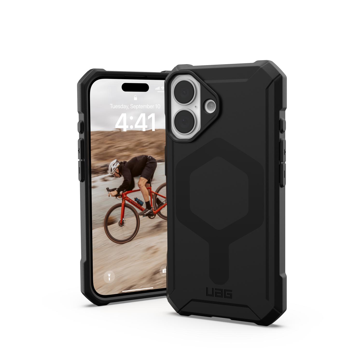 UAG Essential Armor Magsafe Case - Apple iPhone 16 - Black - Image 42