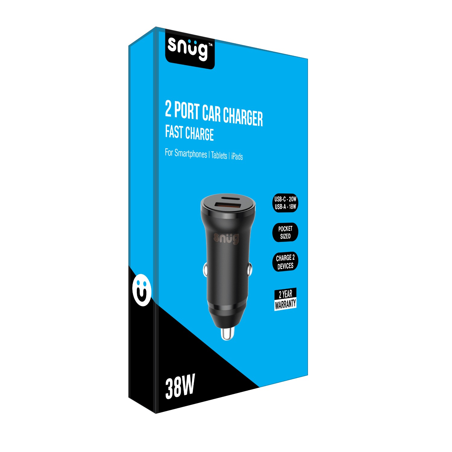 Snug Car Juice PD/USB Car Charger - 38W - Image 31