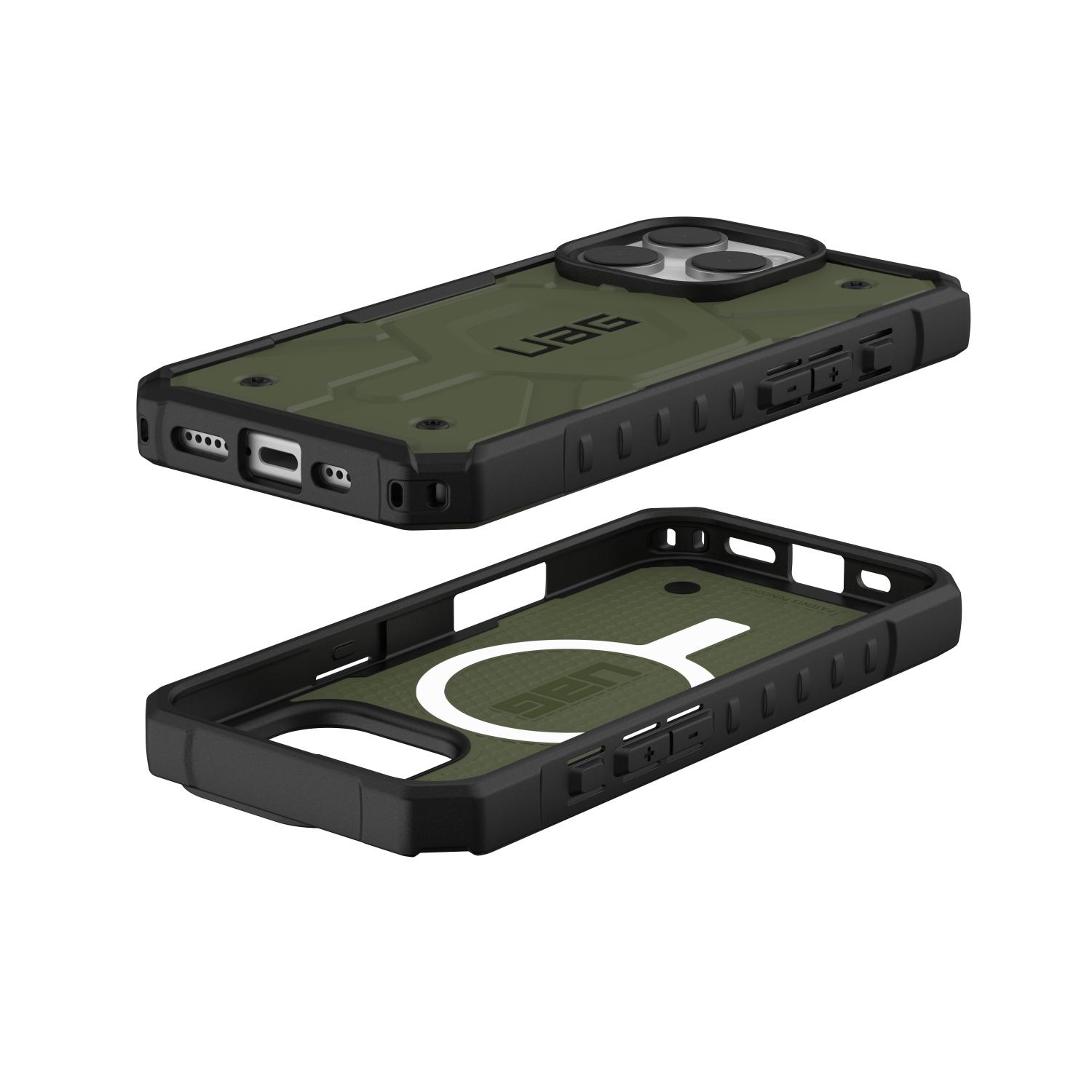 UAG Pathfinder Magsafe Case - Apple iPhone 16 Pro - Olive Drab - Image 64