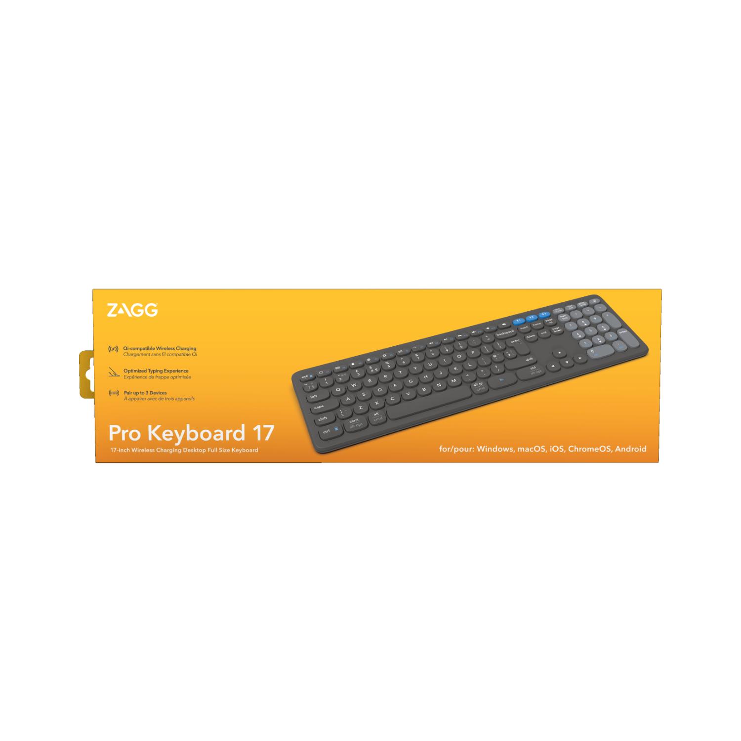 ZAGG Pro Wireless Keyboard 17-Inch - Grey - Image 165