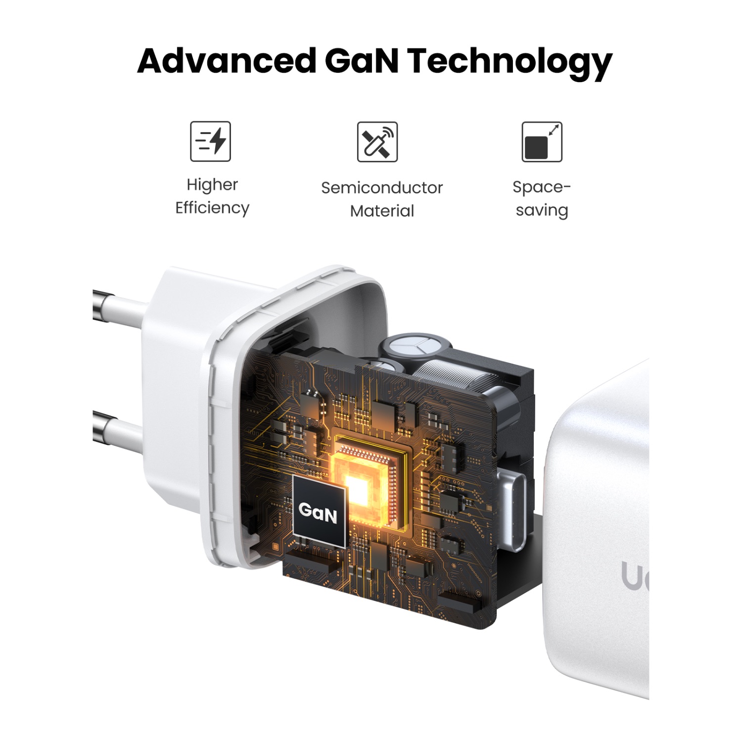 UGREEN 2 Port GaN PD Home Charger - 45W - Image 71