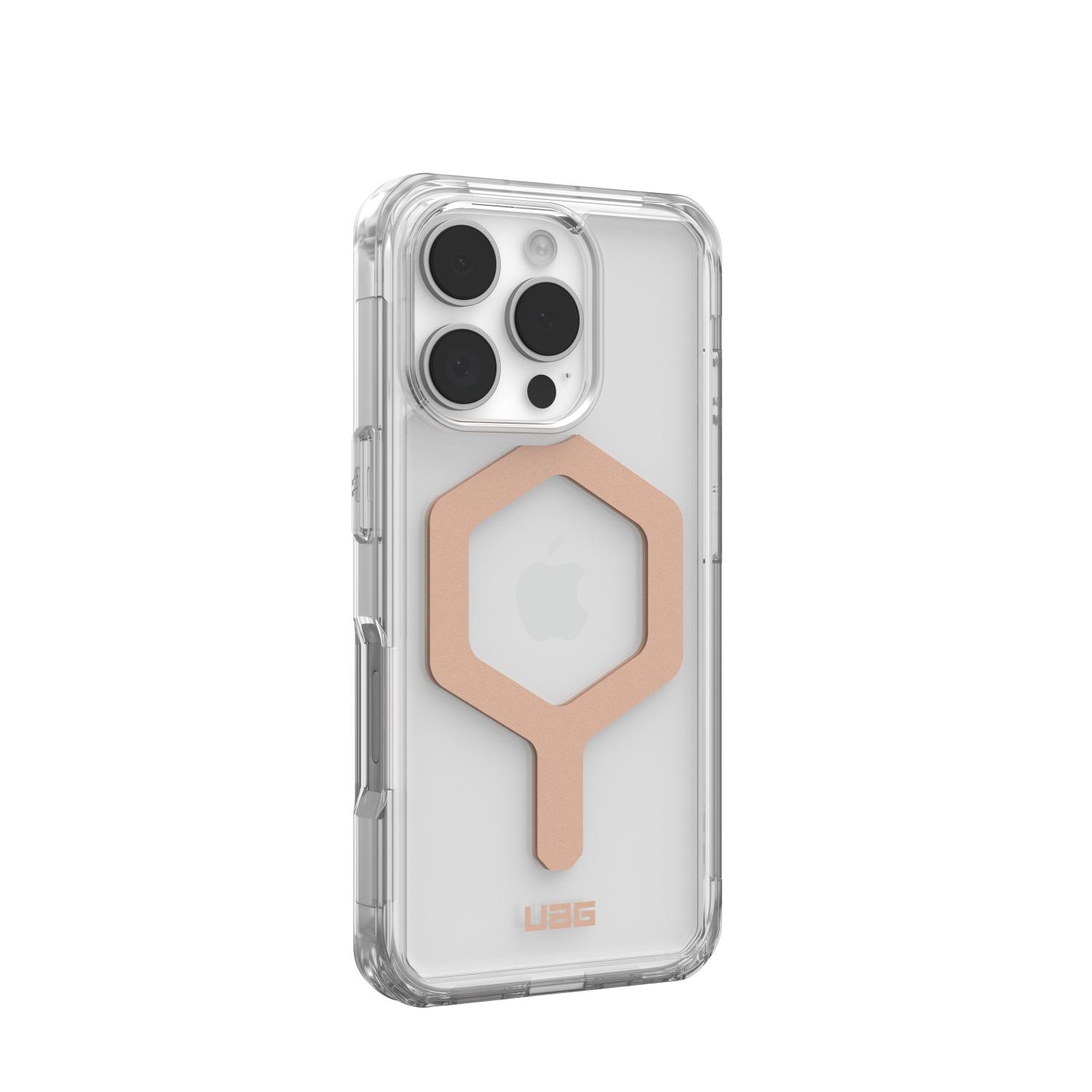 UAG Plyo Magsafe Case - Apple iPhone 16 Pro - Ice & Rose Gold - Image 48