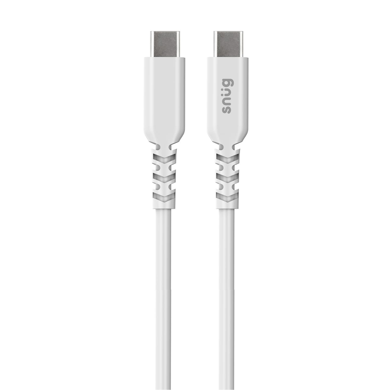 Snug USB/Type-C Wall Charger 35W with Type-C Cable - White - Image 9