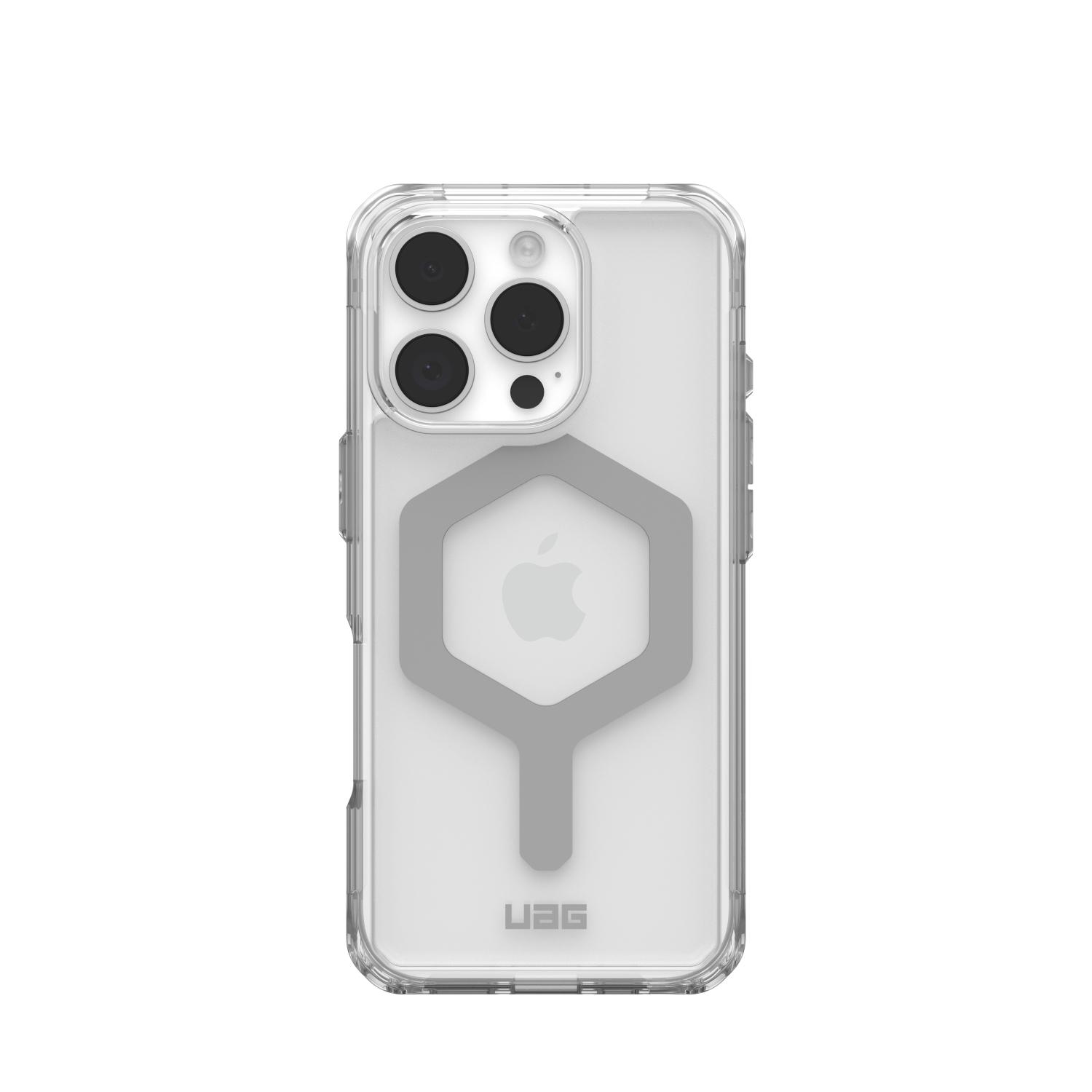UAG Plyo Magsafe Case - Apple iPhone 16 Pro - Ice & Silver - Image 46