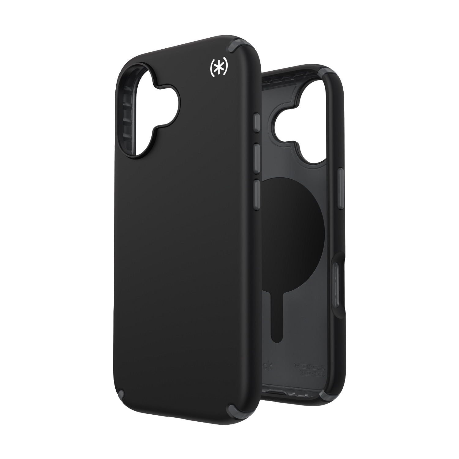 Speck Presidio2 Pro MagSafe Case - Apple iPhone 17 - Black & Slate Grey - Image 80