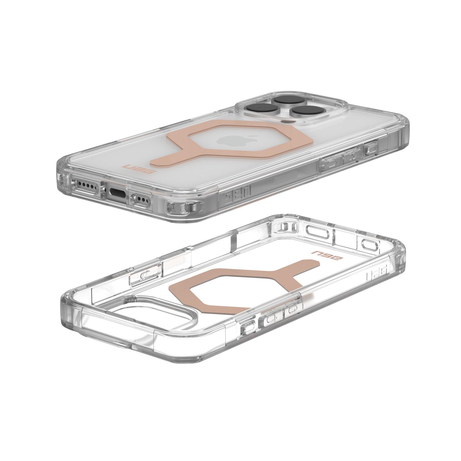 UAG Plyo Magsafe Case - Apple iPhone 16 Pro - Ice & Rose Gold - Image 44