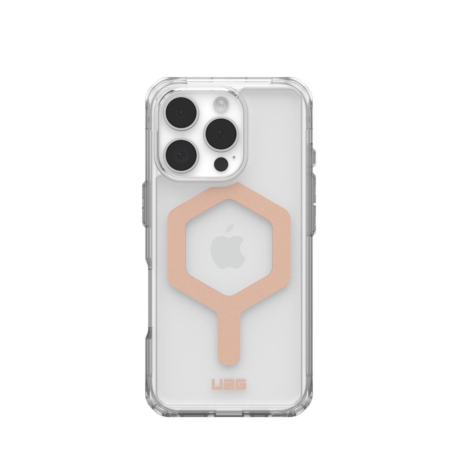 UAG Plyo Magsafe Case - Apple iPhone 16 Pro - Ice & Rose Gold - Image 46