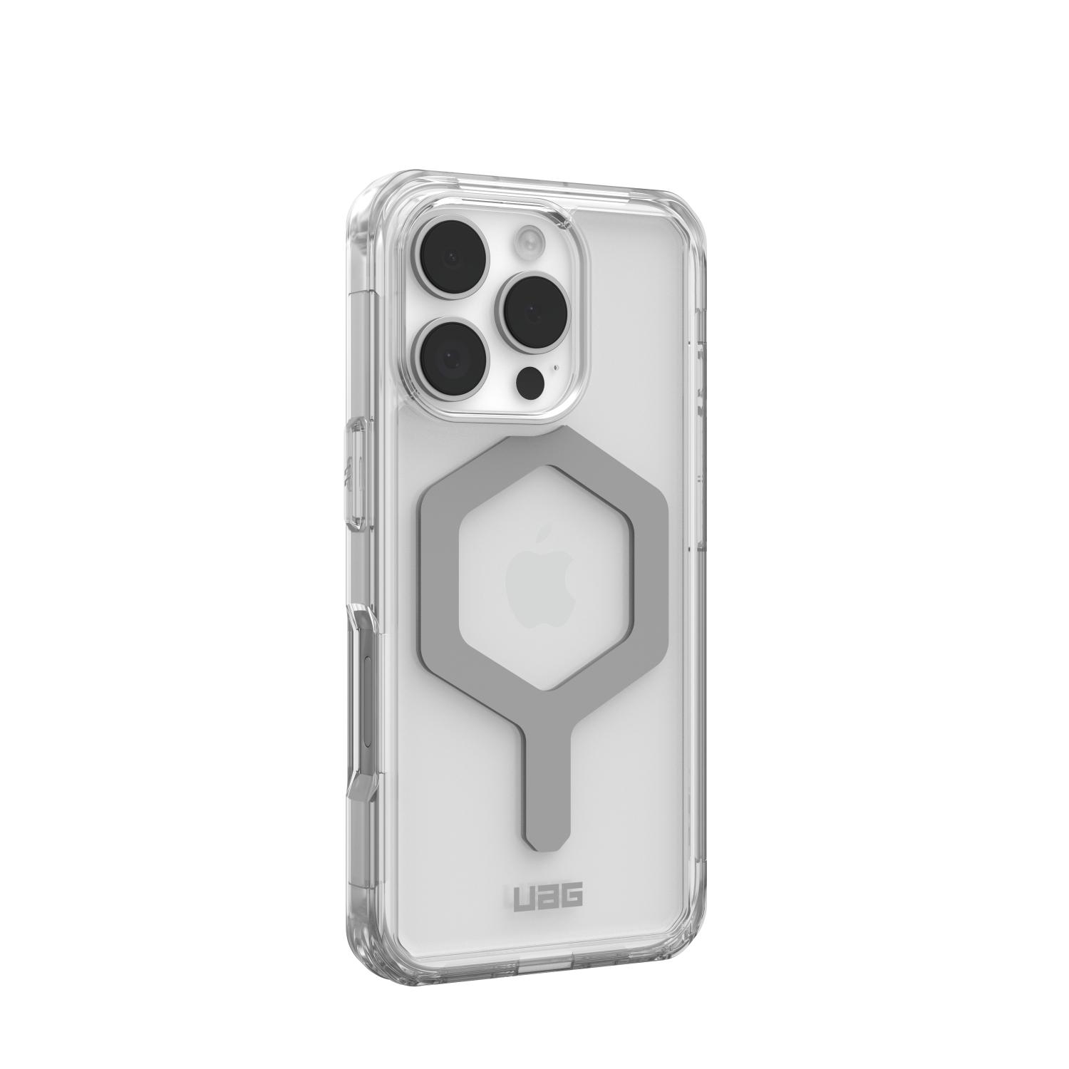 UAG Plyo Magsafe Case - Apple iPhone 16 Pro - Ice & Silver - Image 48