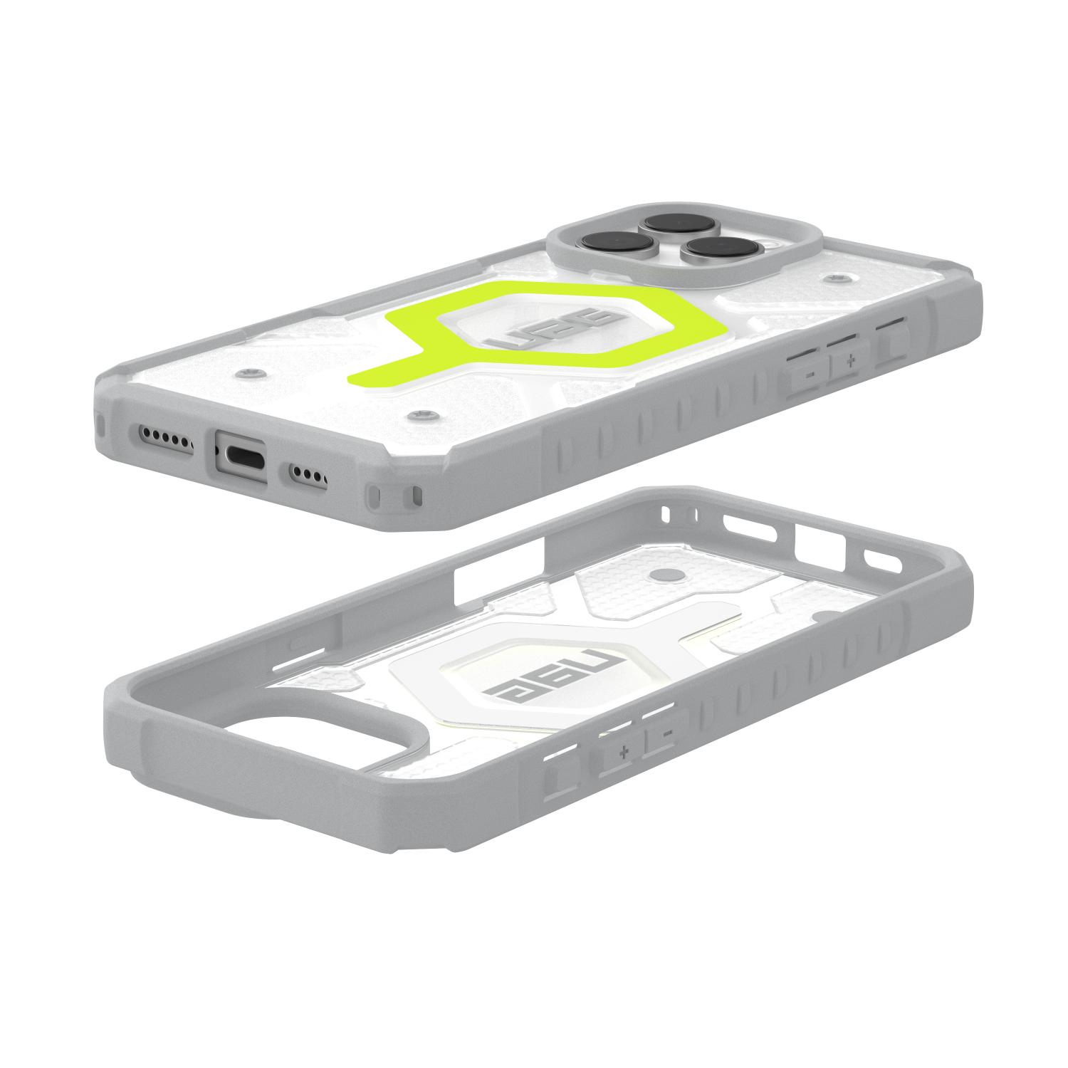 UAG Pathfinder Clear Magsafe Case - Apple iPhone 16 Pro Max - Neon - Image 49