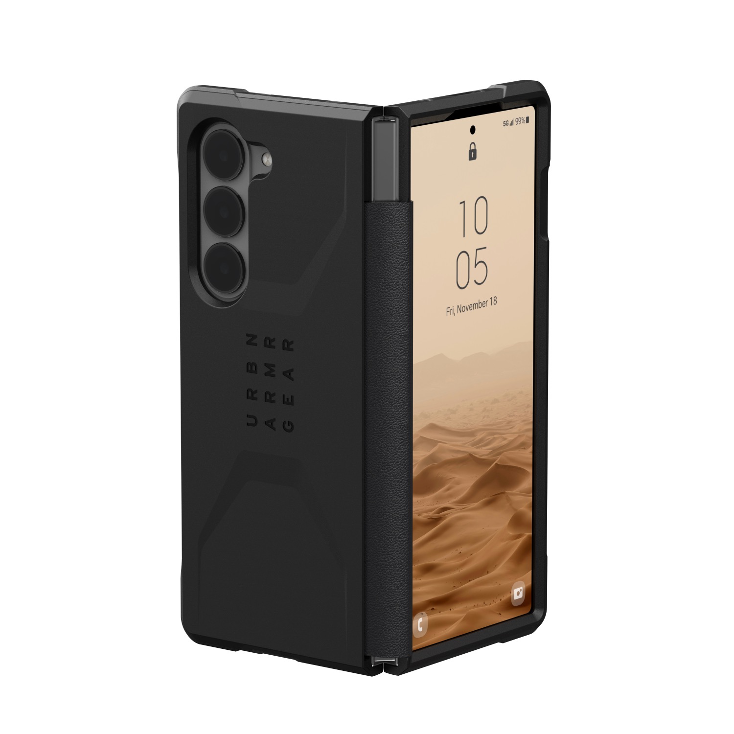 UAG Civilian Case - Samsung Galaxy Z Fold6 - Black - Image 77