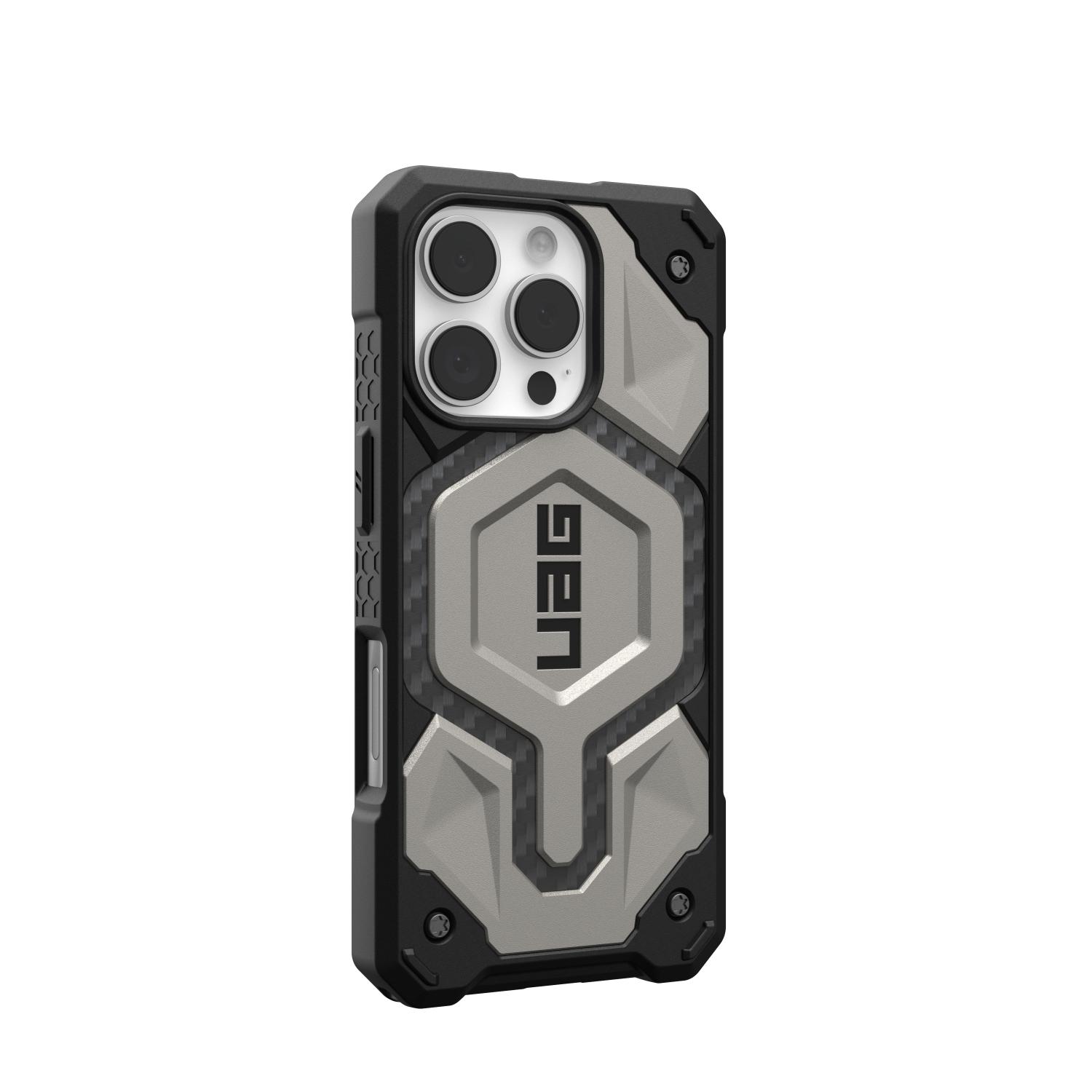 UAG Monarch Pro MagSafe Case - Apple iPhone 16 Pro - Titanium - Image 69