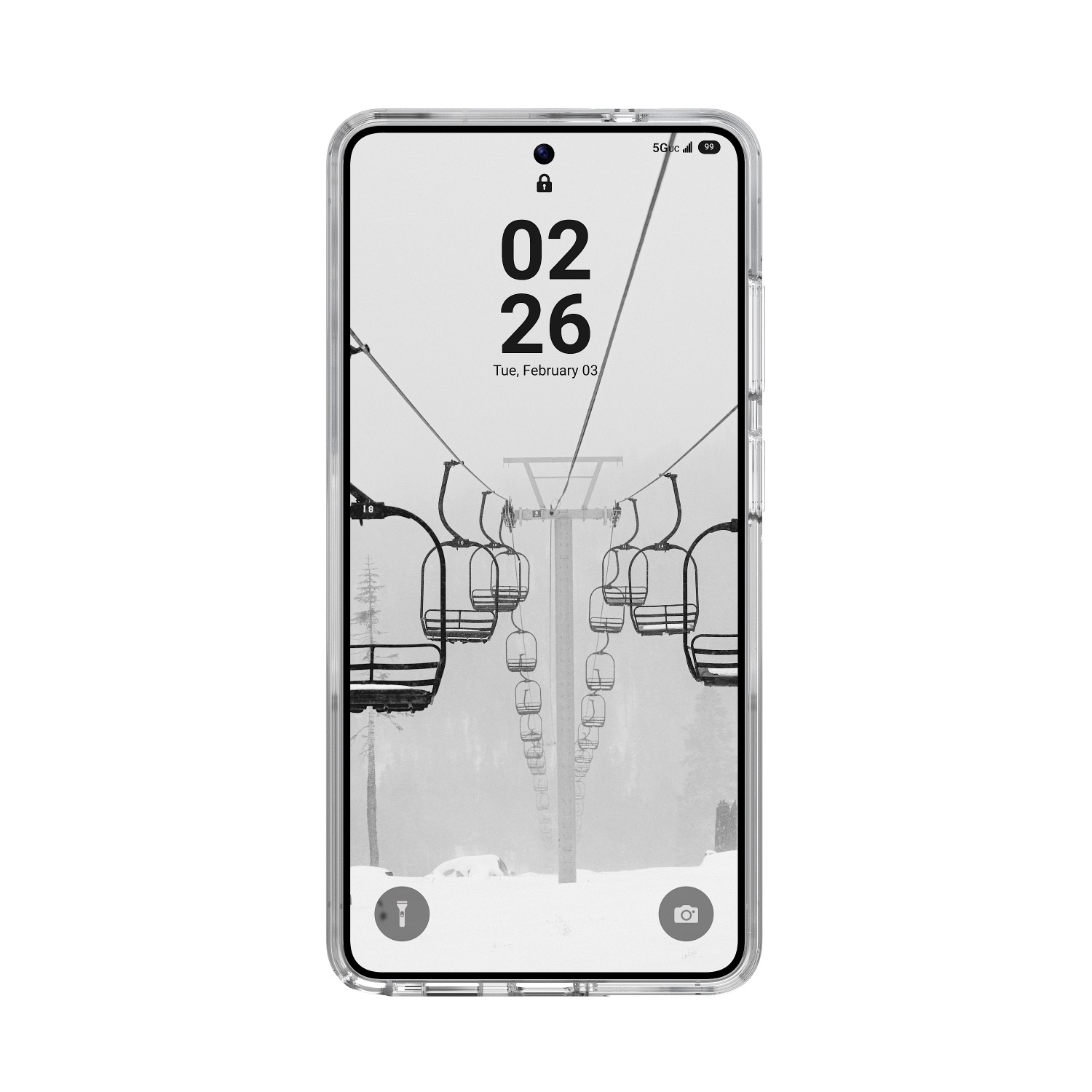 UAG Scout Clear Magnetic Case - Samsung Galaxy S26 Ultra - Ice & White - Image 66