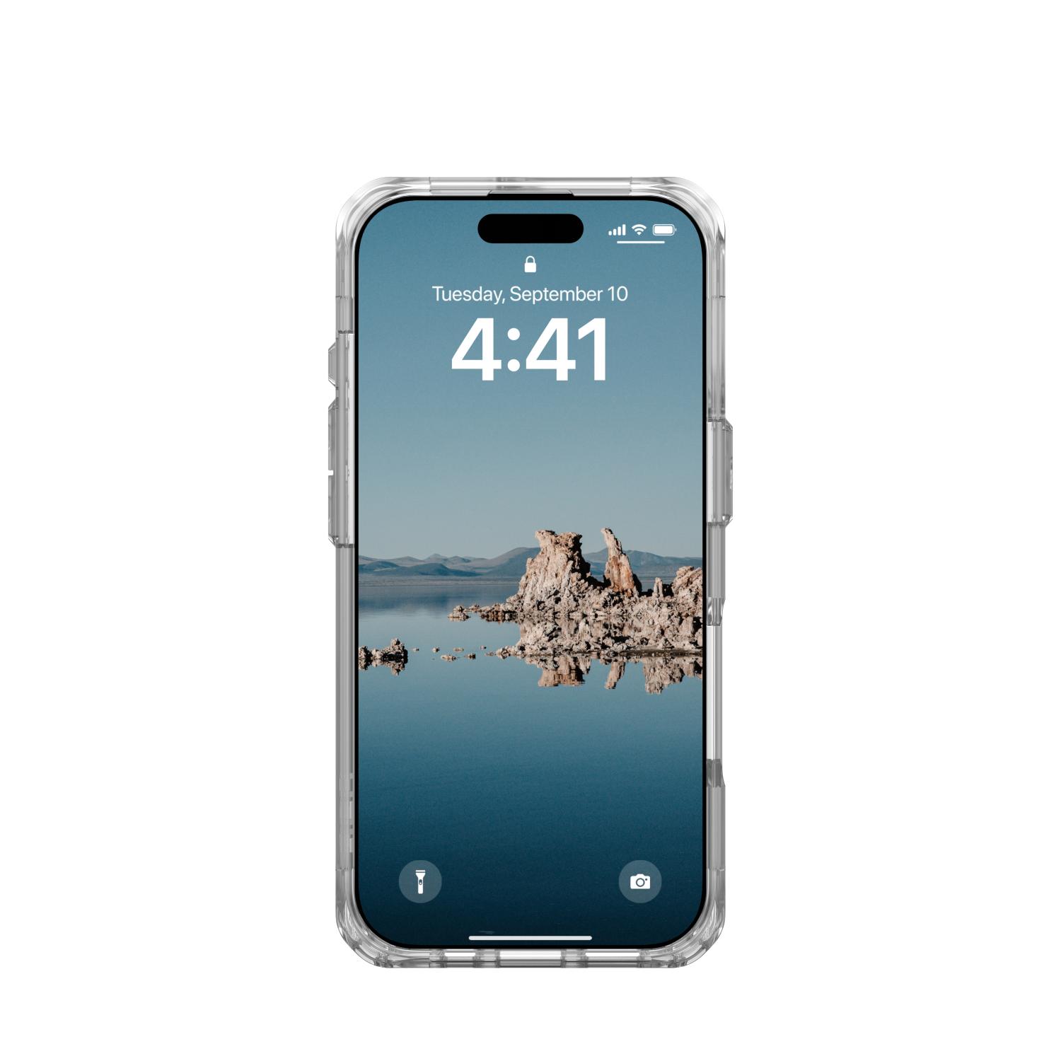 UAG Plyo Magsafe Case - Apple iPhone 16 Pro - Ice & Silver - Image 49