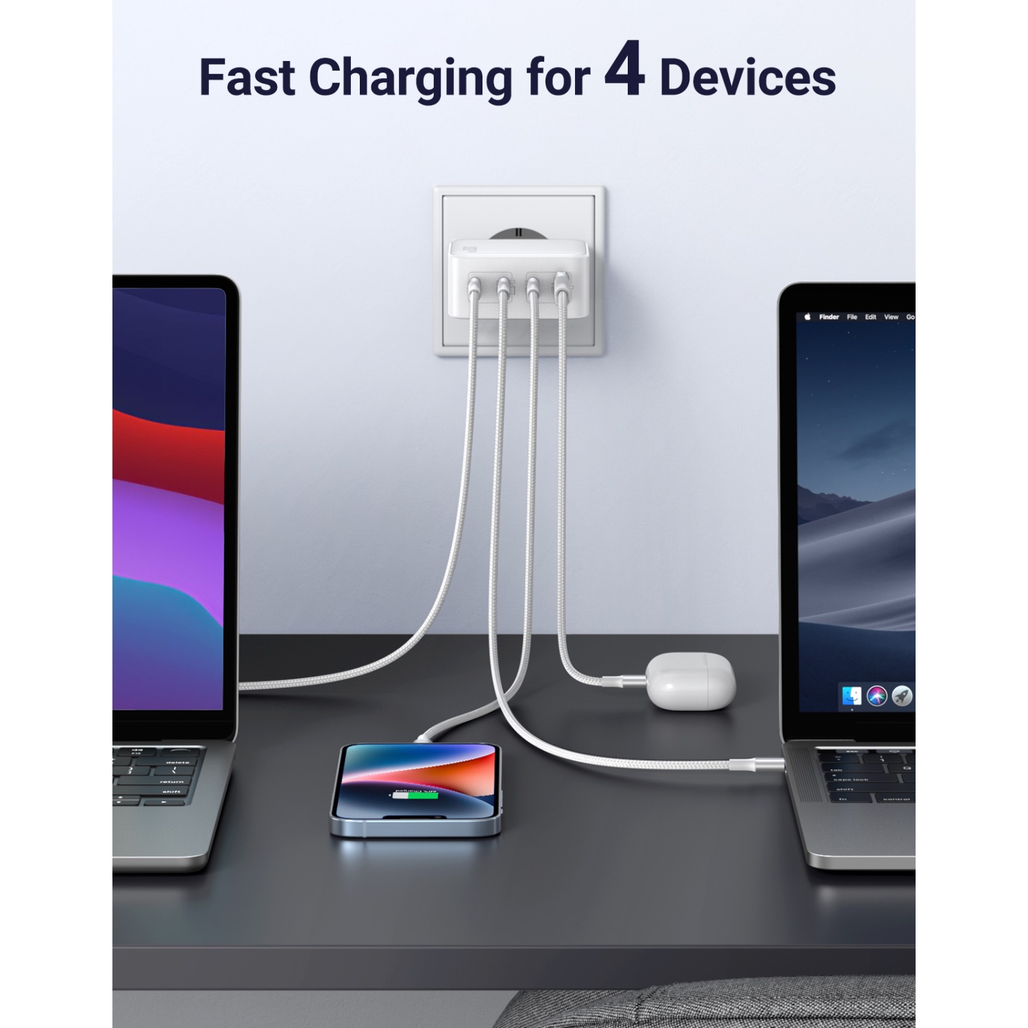 UGREEN 4 Port GaN PD Home Charger - 100W - Image 65