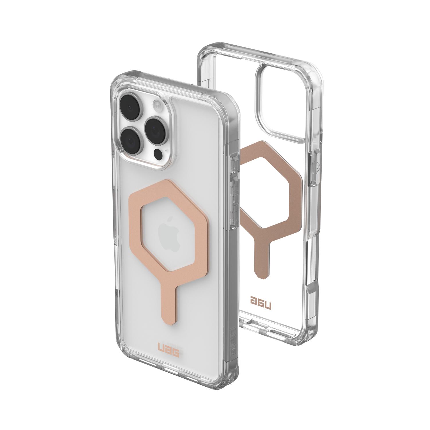 UAG Plyo Magsafe Case - Apple iPhone 16 Pro Max - Ice & Rose Gold - Image 70