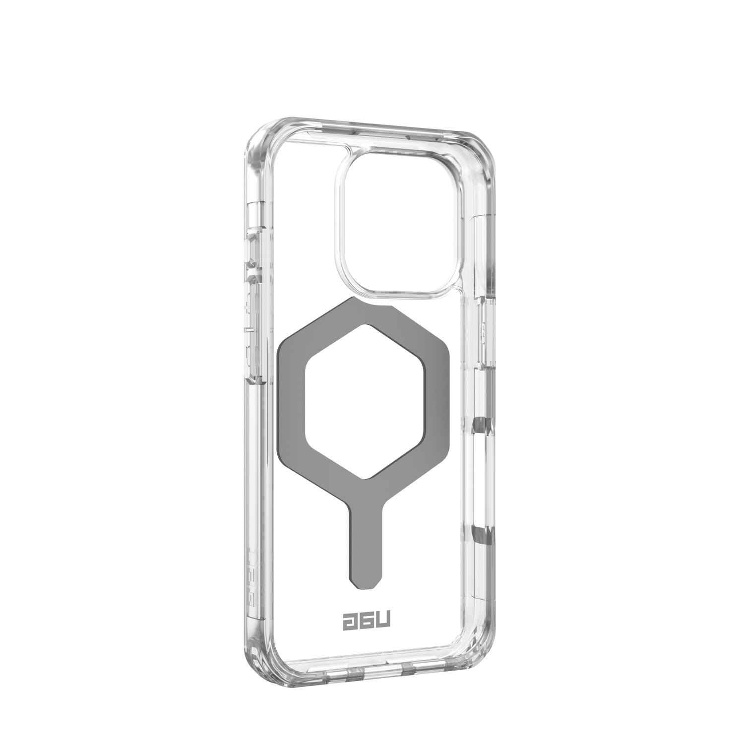 UAG Plyo Magsafe Case - Apple iPhone 16 Pro - Ice & Silver - Image 40