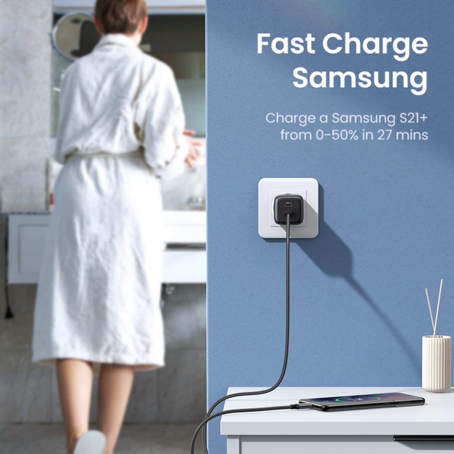 UGREEN 2 Port GaN PD Home Charger - 45W - Image 31