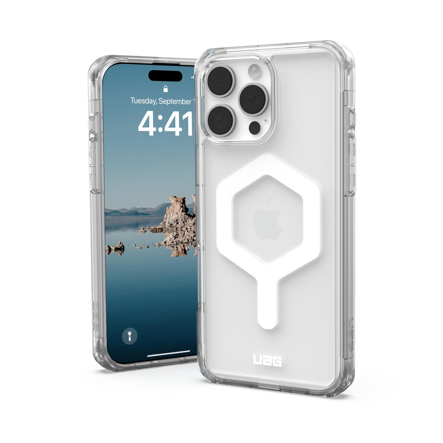 UAG Plyo Magsafe Case - Apple iPhone 16 Pro Max - Ice & White - Image 68