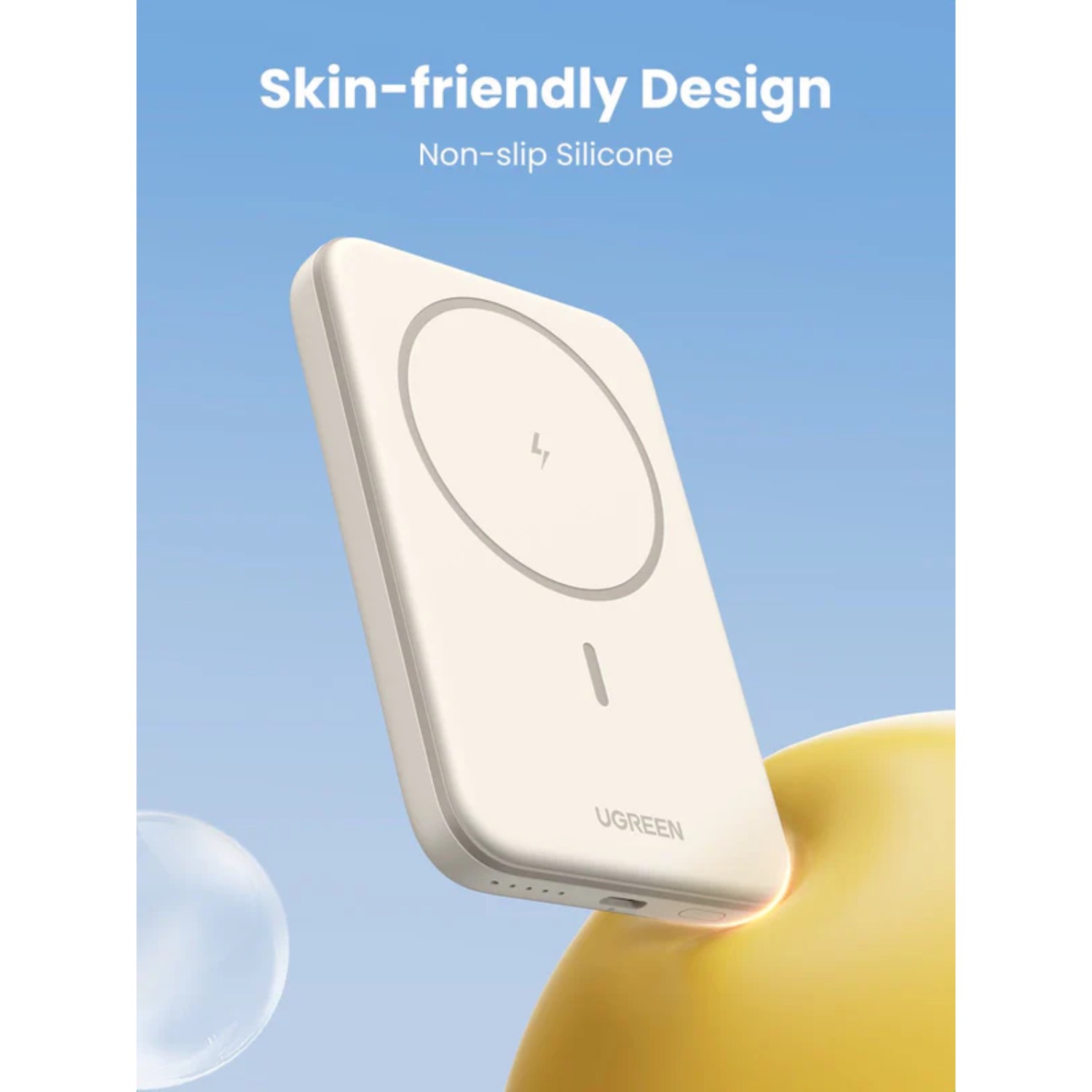 UGREEN Magnetic Wireless Power Bank 5000mAh - White - Image 144