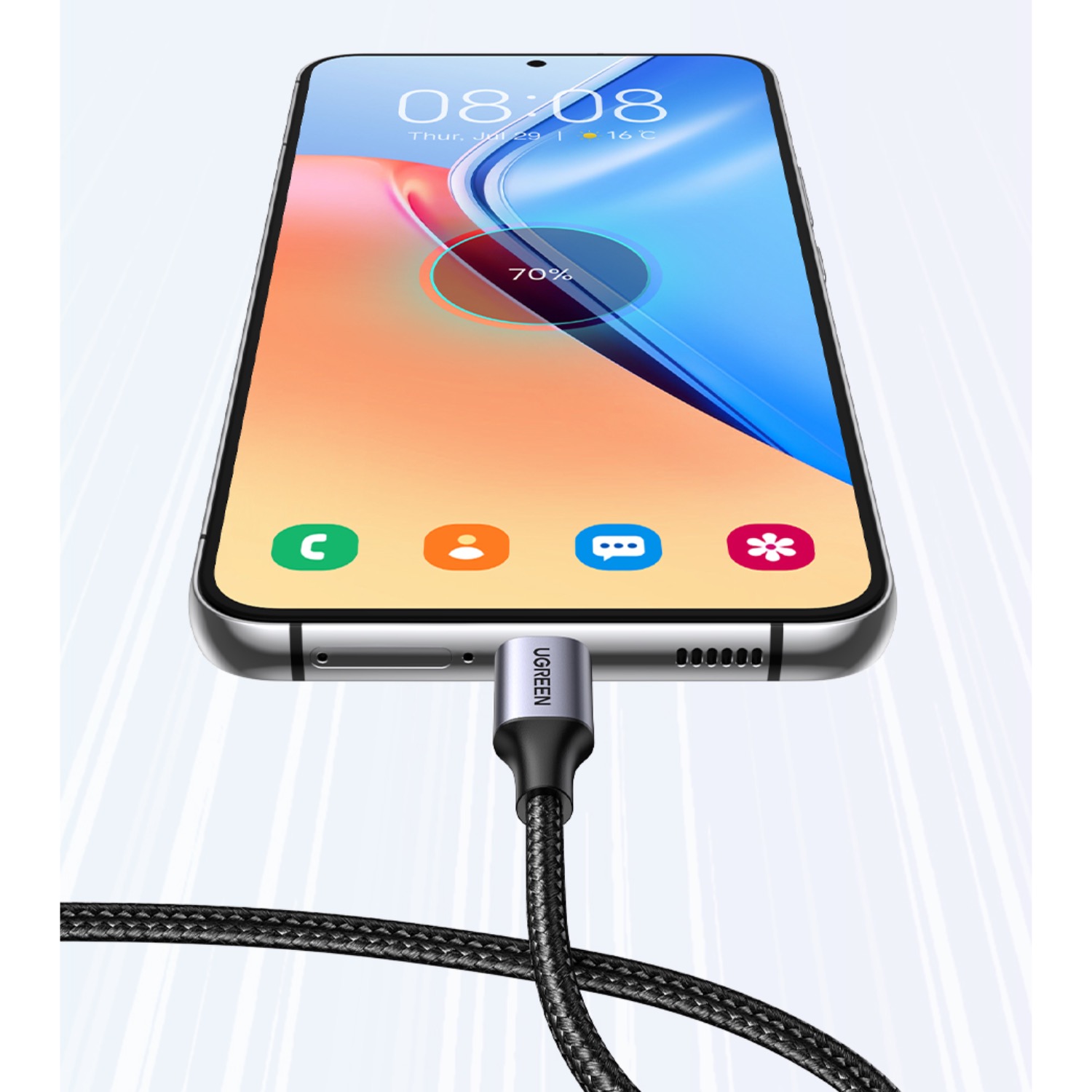 UGREEN USB To Type-C Braided Cable - 1 Meter - Image 18