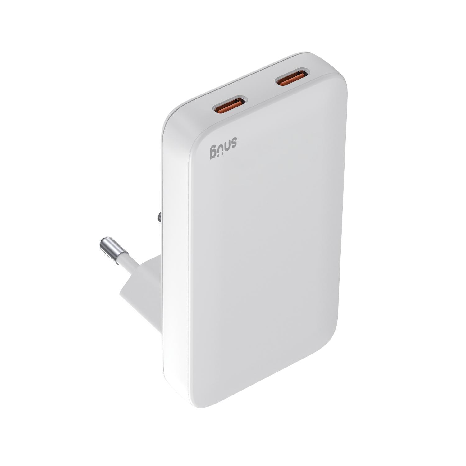 Snug 2 Port PD GaN Slim Wall Charger 65W - White - Image 71
