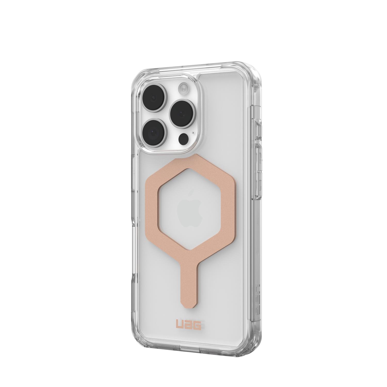 UAG Plyo Magsafe Case - Apple iPhone 16 Pro - Ice & Rose Gold - Image 47