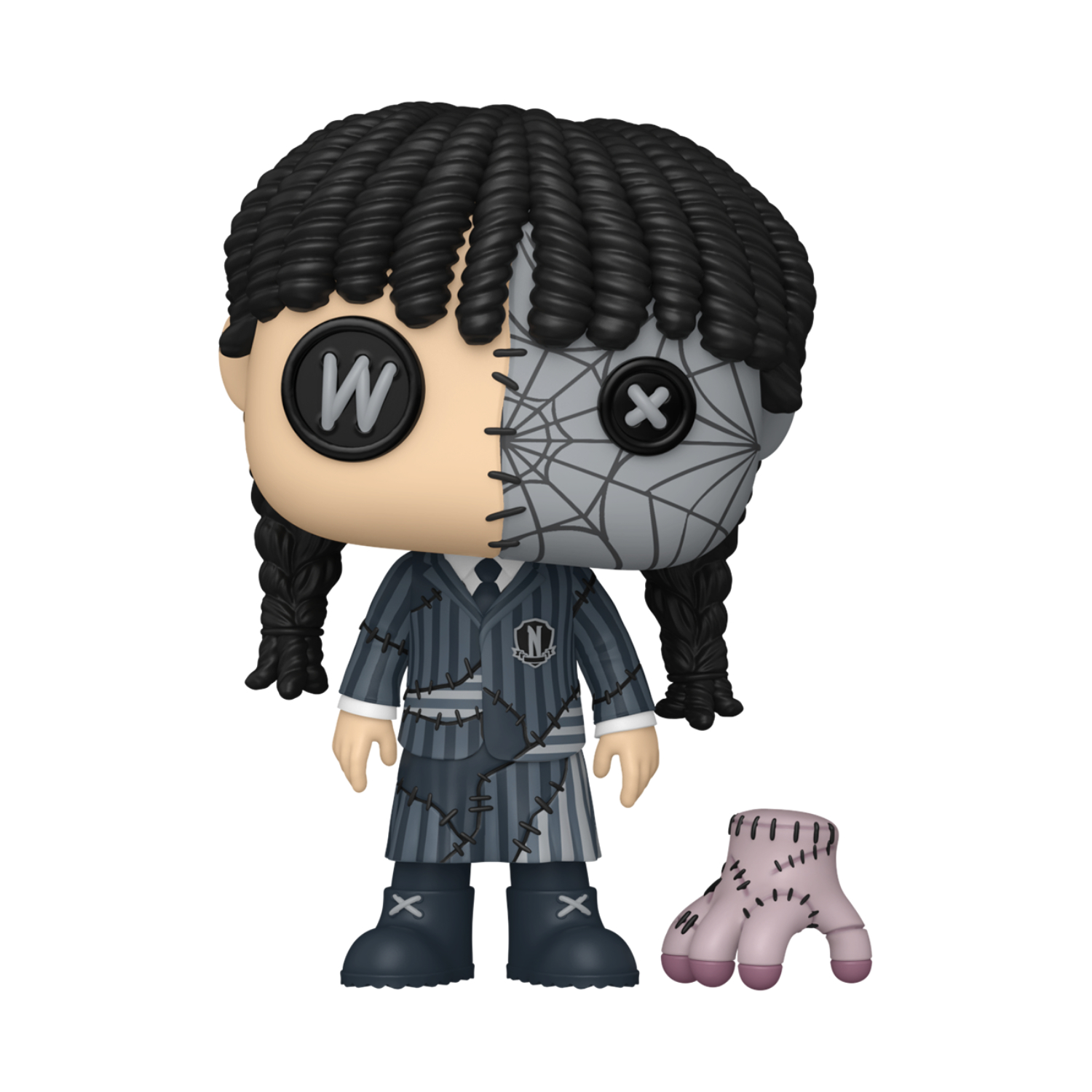 Funko Pop! Pop & Buddy Television: Wednesday - Wednesday Addams (Patchwork) - Image 2